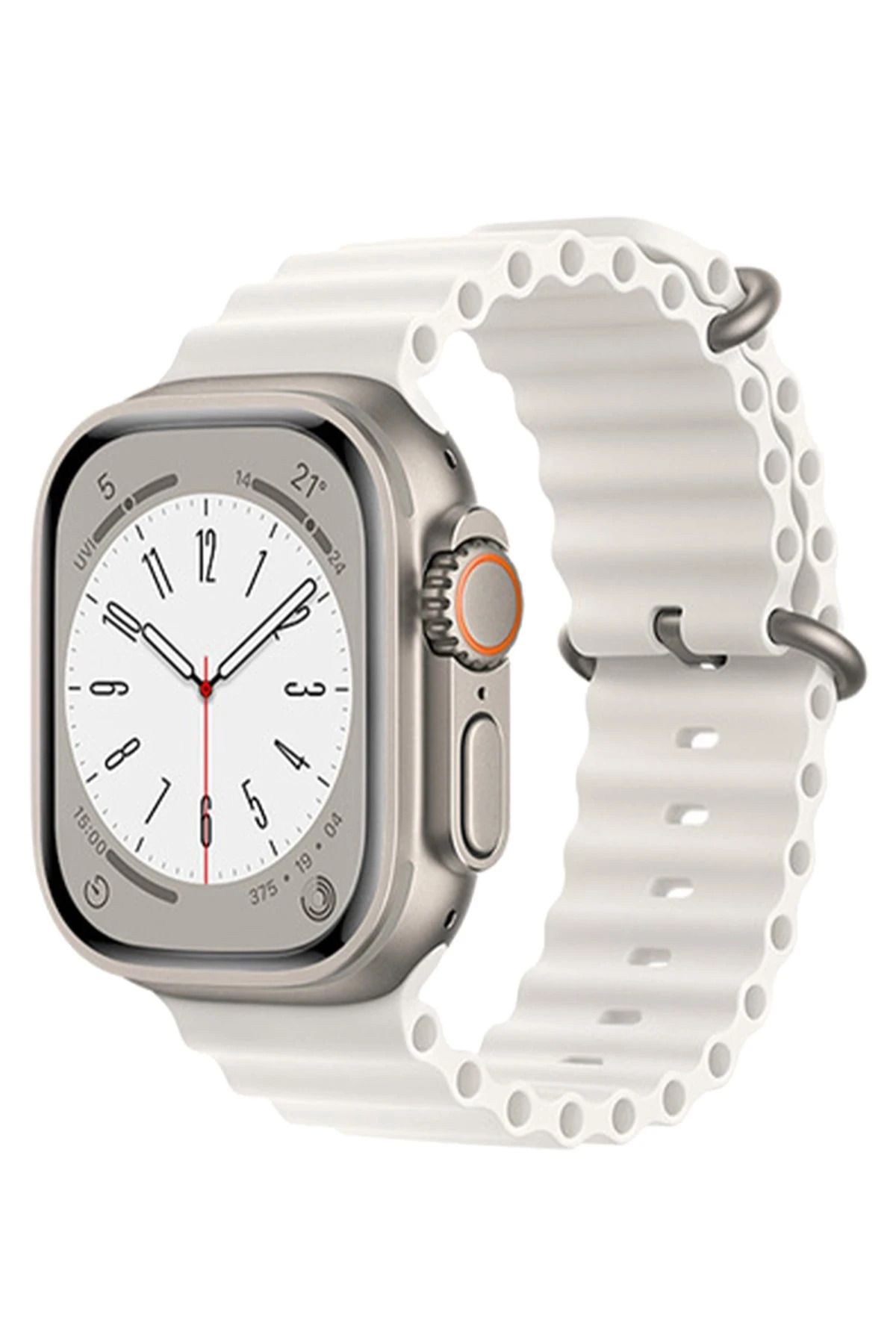 NewFace Apple Watch 42mm Ocean Kordon - Beyaz SVLRS