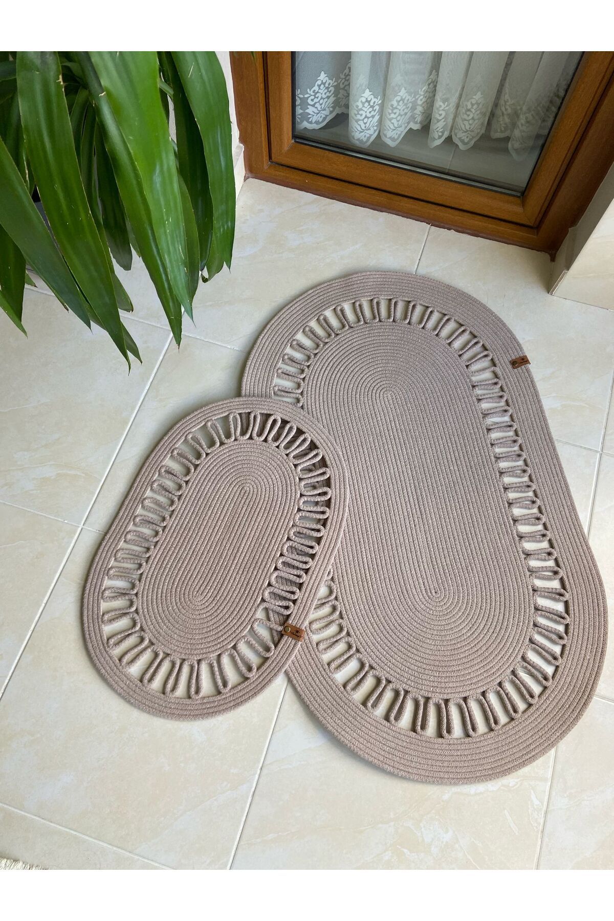 Nev Design 2'li Banyo Paspası, Yıkanabilir, Klozet Takımı