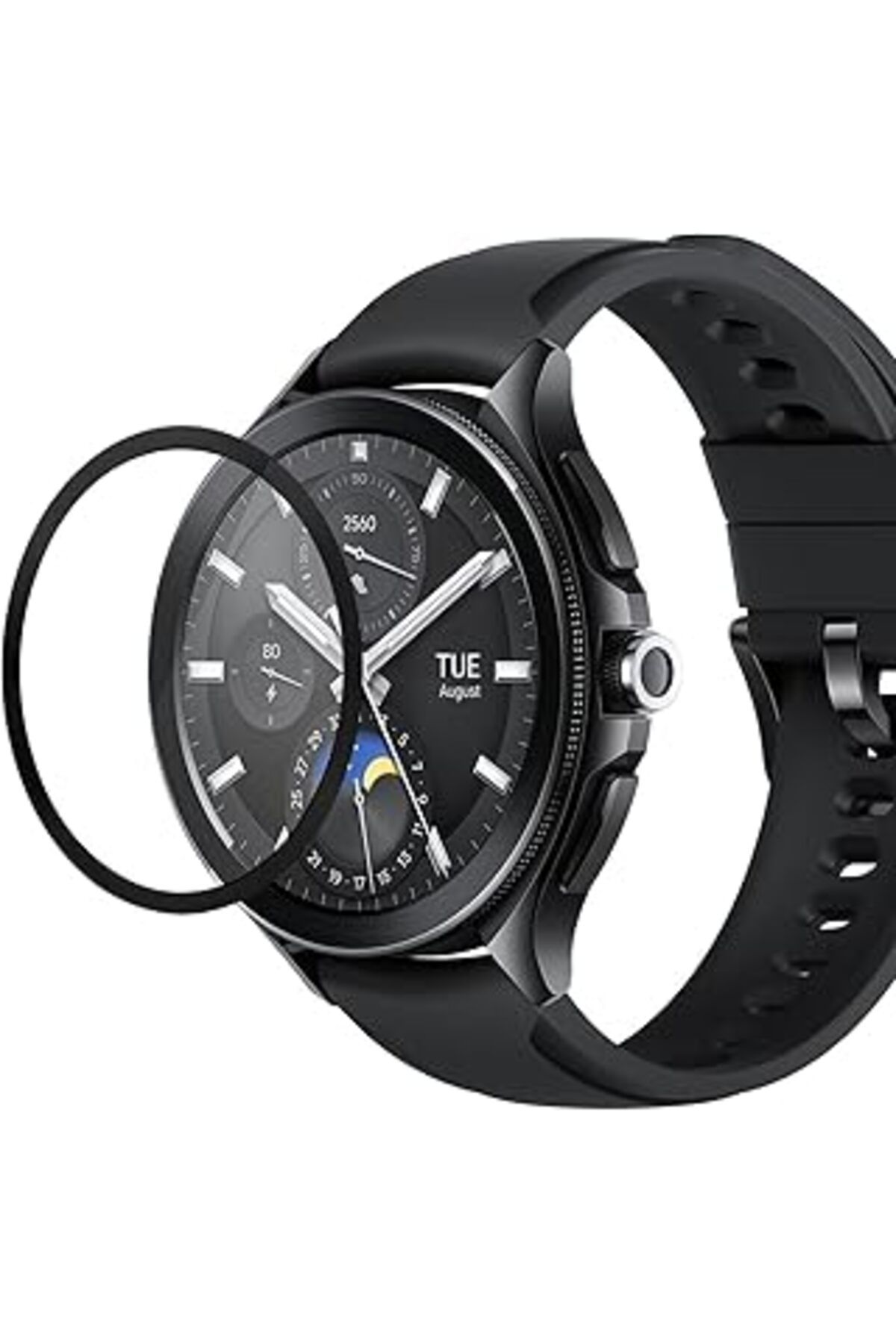 karadağsb Microsonic Xiaomi Watch 2 Pro Tam Kaplayan Nano Cam Ekran Koruyucu Siyah