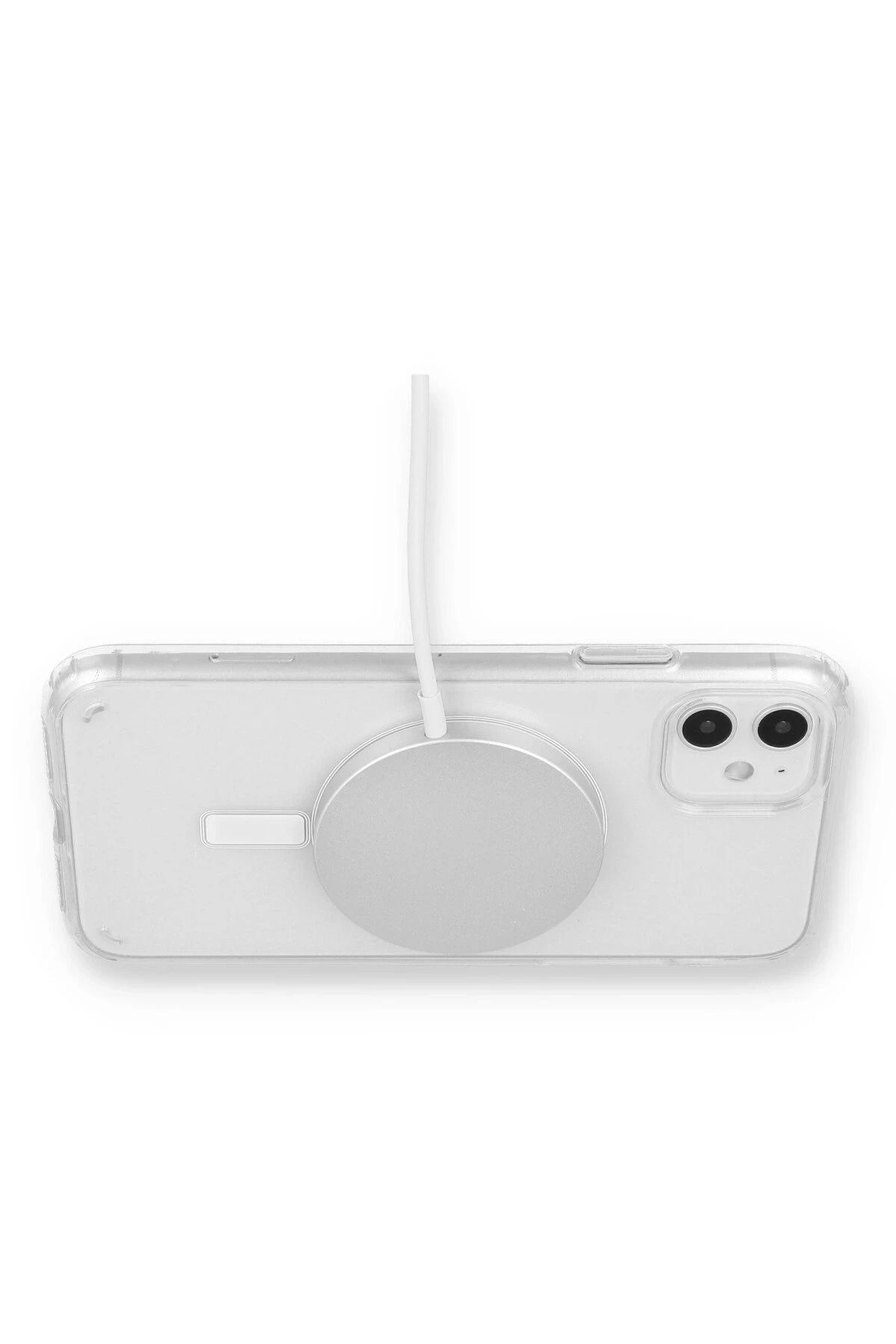 NewFace iPhone 11 Kılıf Pc Real Magsafe Kapak - Şeffaf DPMAH