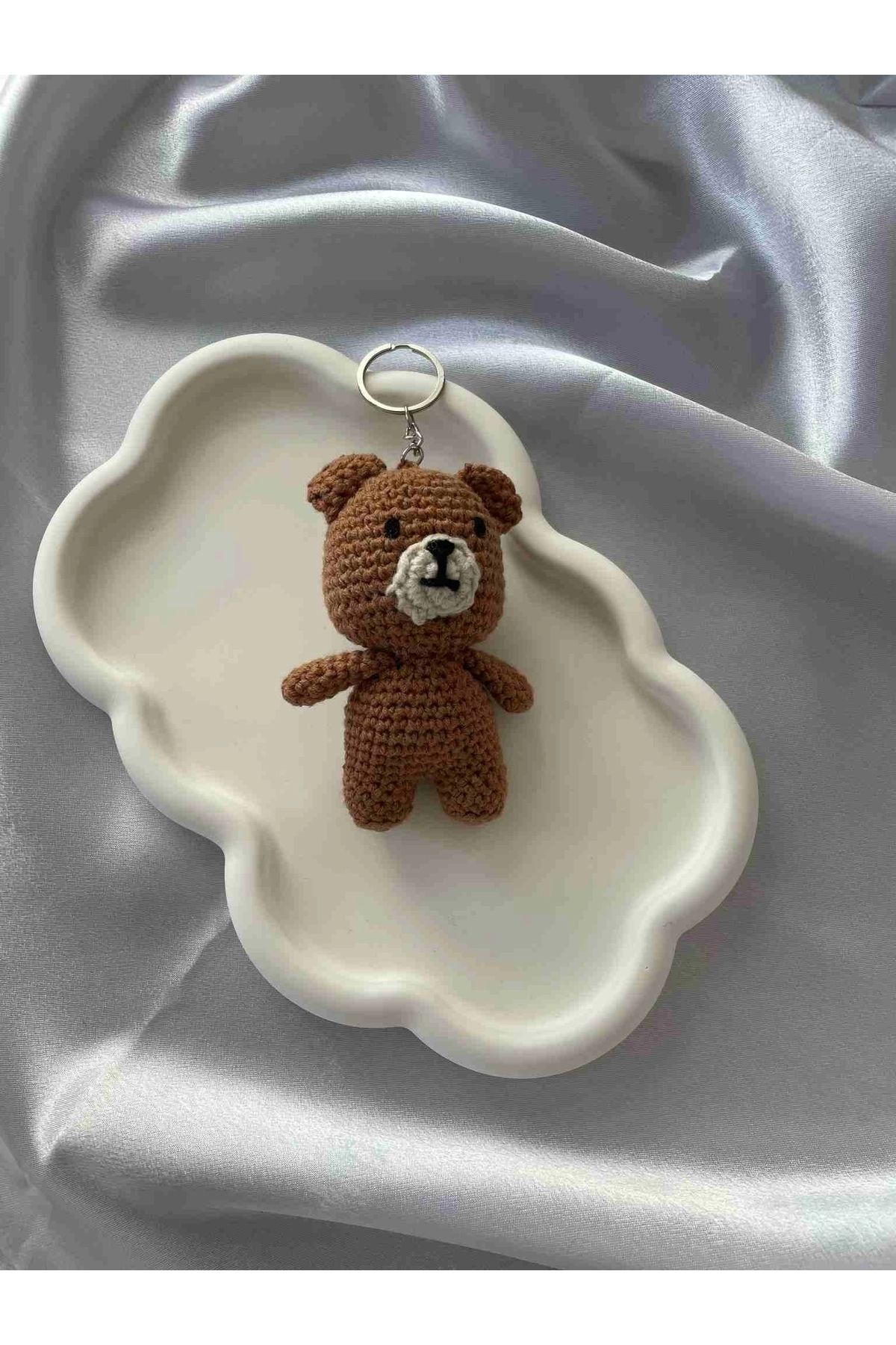 STOREMAX Amigurumi Anahtarlık El Yapımı Ayıcık 10 cm