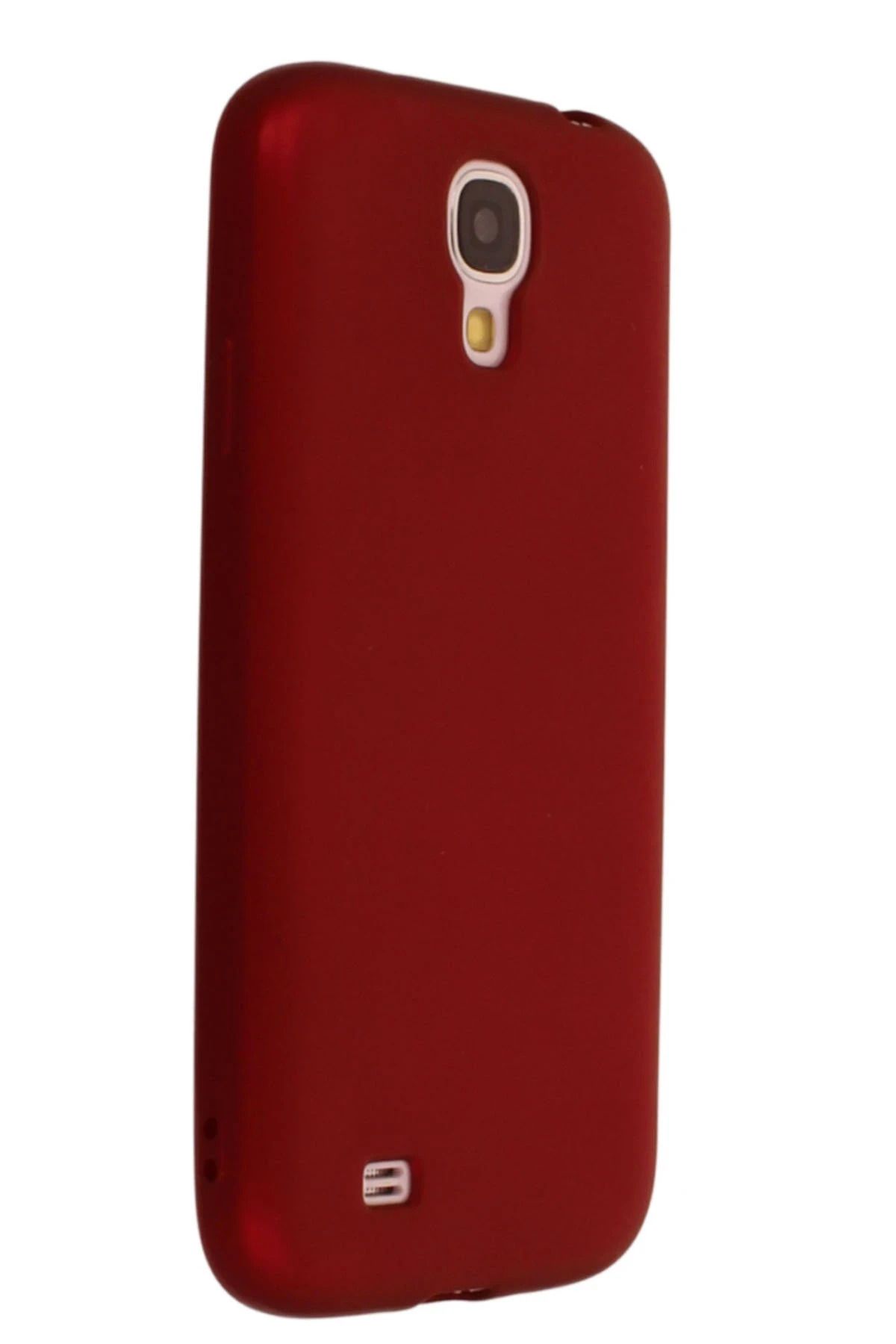 NewFace Samsung Galaxy i9500 / S4 Kılıf First Silikon - Bordo NRMSA