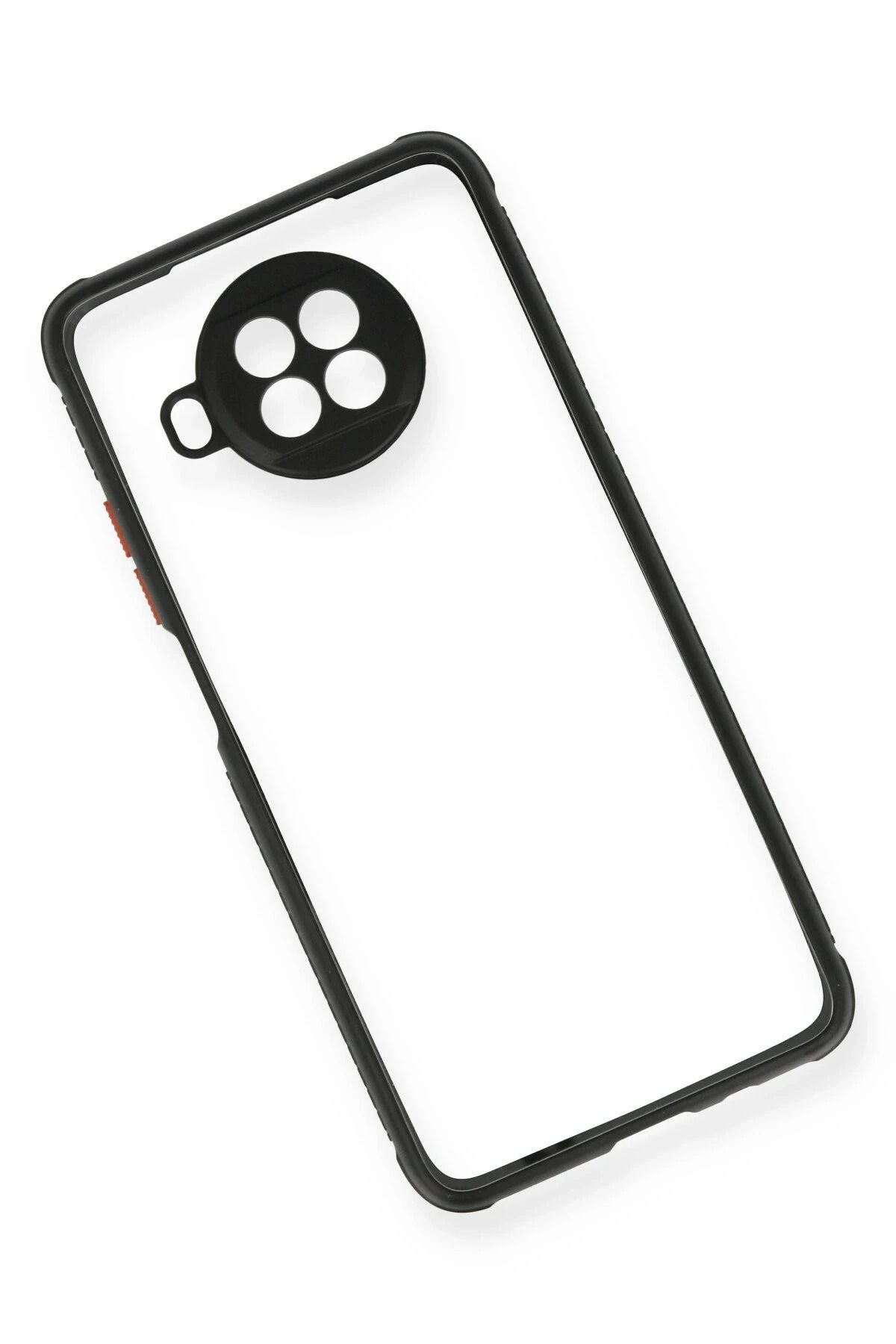 NewFace Xiaomi Redmi Note 9 Pro 5G Kılıf Miami Şeffaf Silikon - Siyah WLZOR