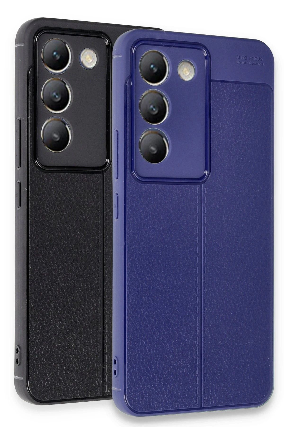 NewFace Vivo V30 Lite 4G Kılıf Auto Focus Kapak - Lacivert BSTMY