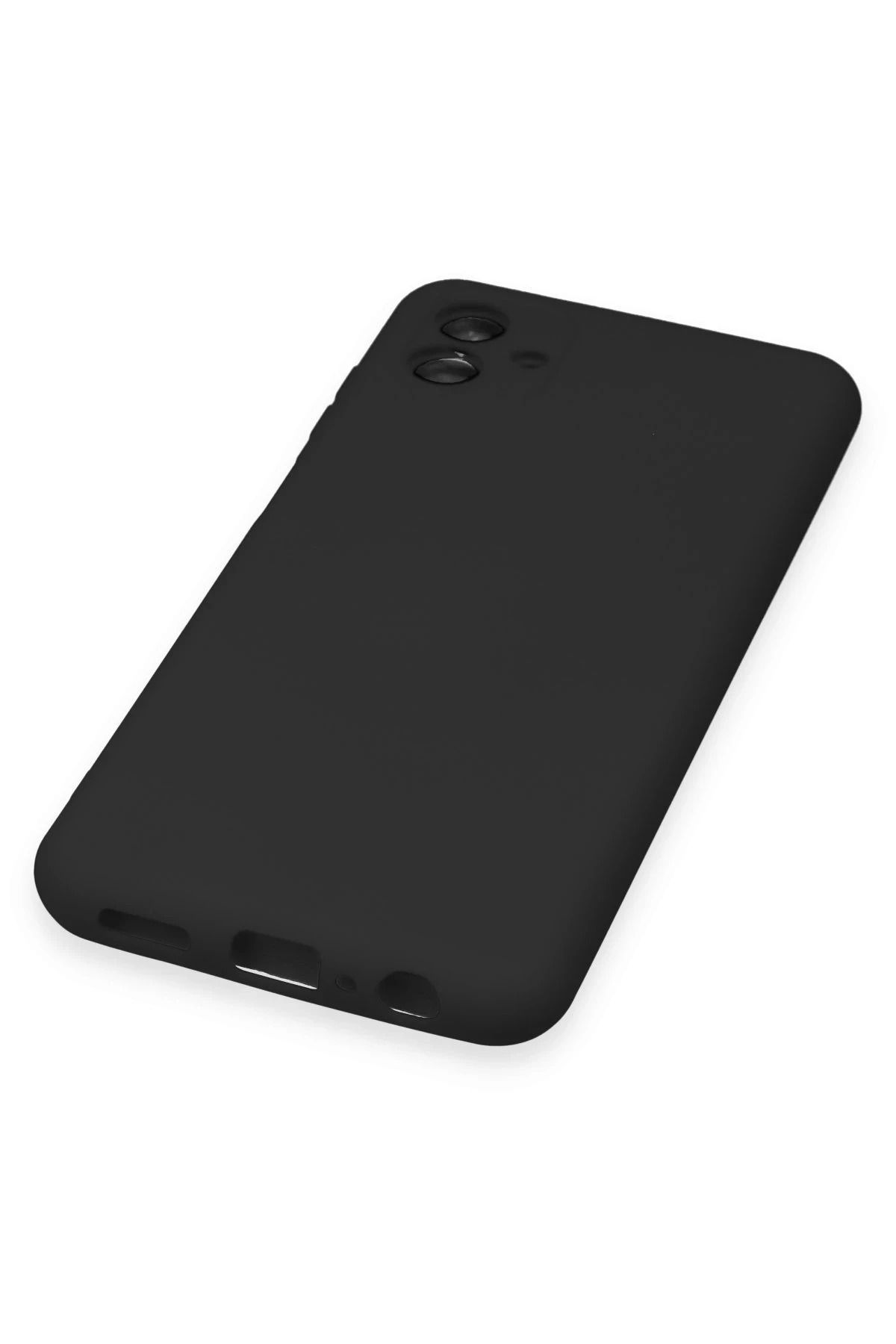 NewFace Galaxy A04 Uyumlu Kılıf Nano içi Kadife Silikon - Siyah BSTMY