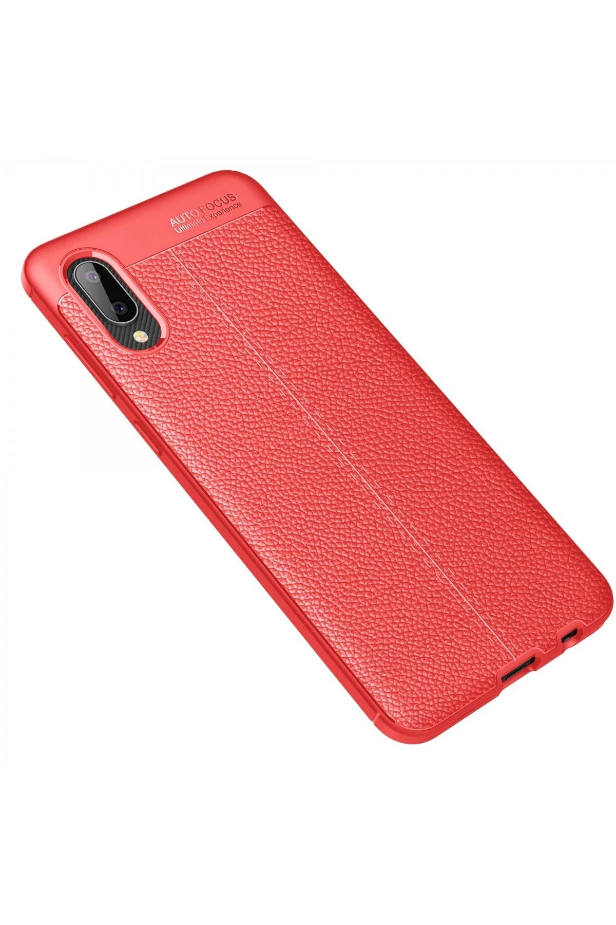 NewFace Samsung Galaxy A02 Kılıf Auto Focus Kapak - Kırmızı DPMAH