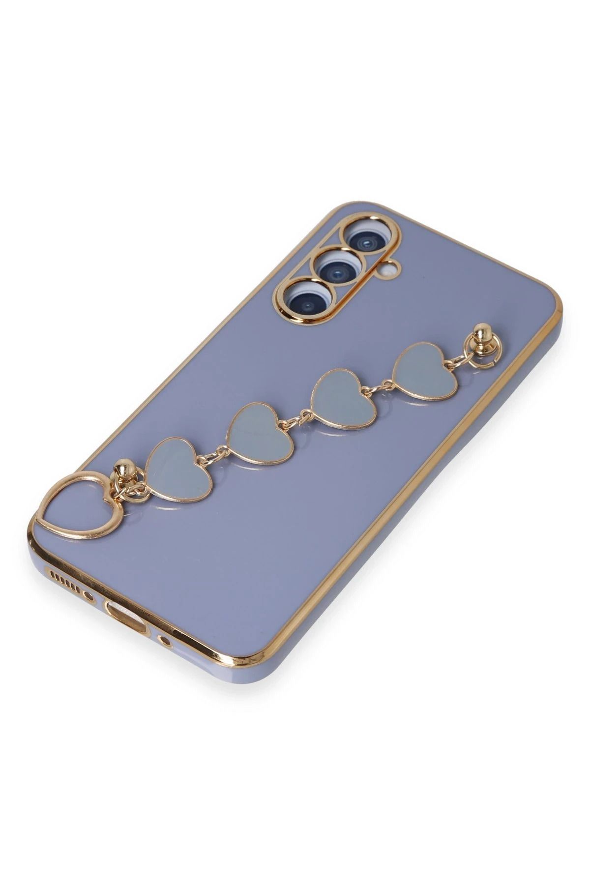 NewFace Galaxy A54 5G Uyumlu Kılıf Esila Silikon - Gri WLZOR