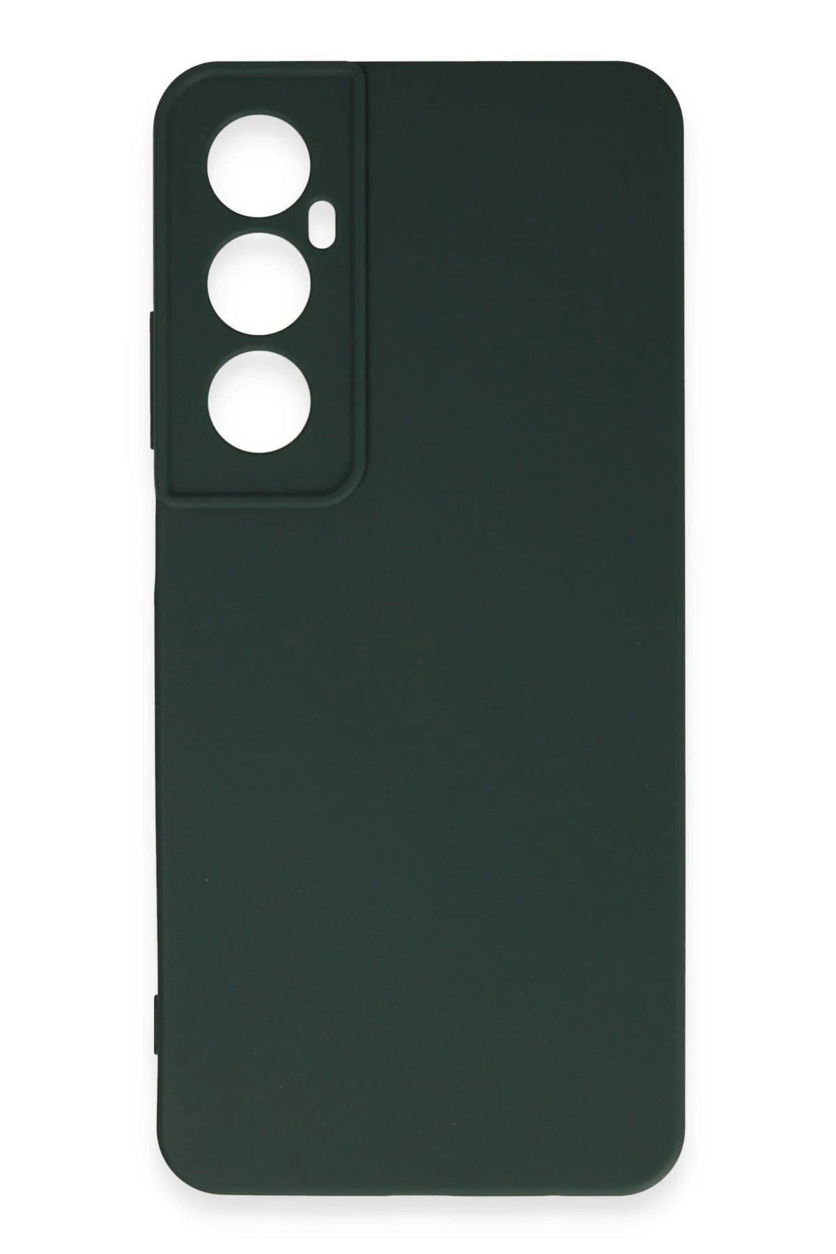 NewFace Realme C65 Kılıf First Silikon - Koyu Yeşil GLSTD