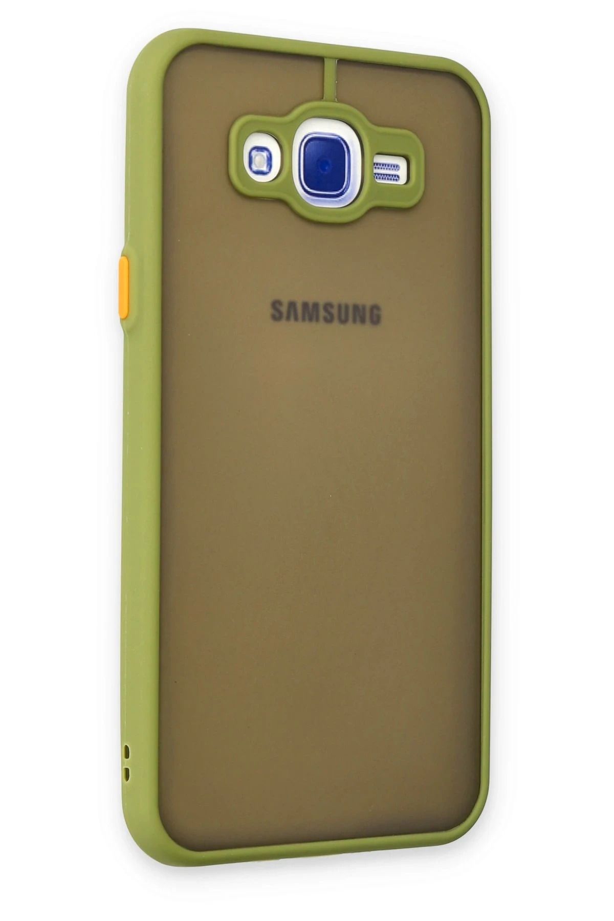 NewFace Samsung Galaxy J7 Kılıf Montreal Silikon Kapak - Açık Yeşil NRMSA