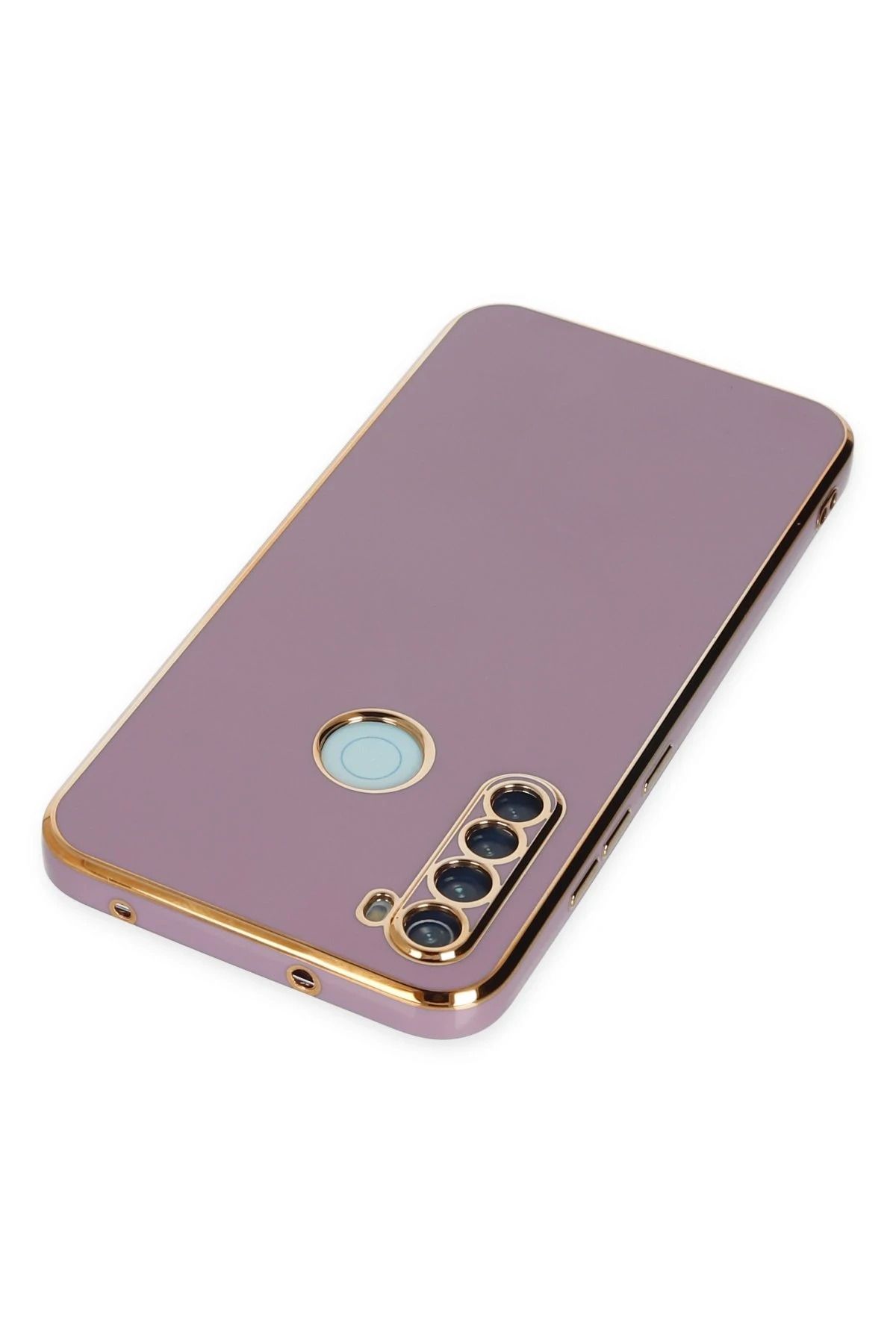 NewFace Xiaomi Redmi Note 8 Kılıf Volet Silikon - Mor SVLRS