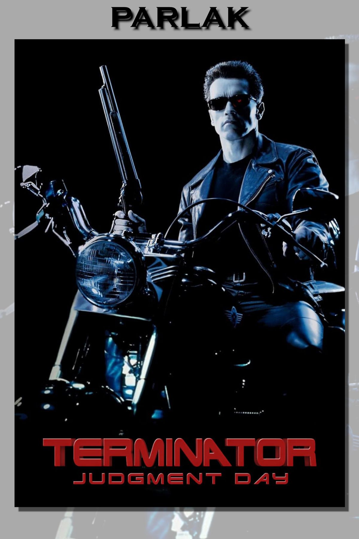 CALLWOOD Terminator Çerçevesiz Film Tablo,Poster - Duvar Kağıdı Yüksek Kaliteli Baskı
