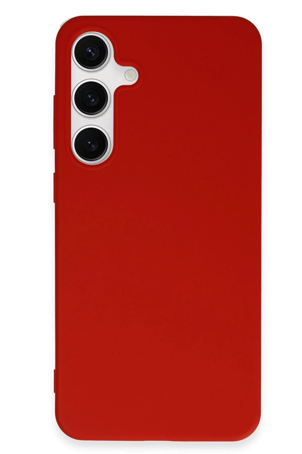 NewFace Samsung Galaxy S24 Plus Kılıf First Silikon - Kırmızı SVLRS