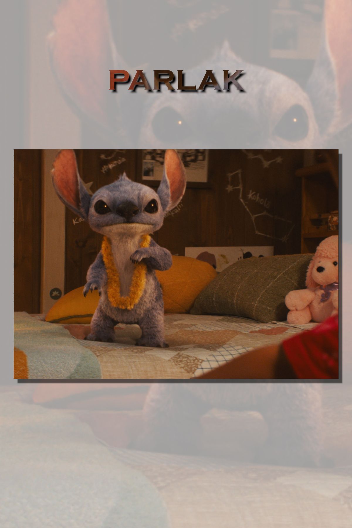 CALLWOOD Lilo ve Stiç, Stitch Çerçevesiz Film Tablo,Poster - Duvar Kağıdı Yüksek Kaliteli Baskı