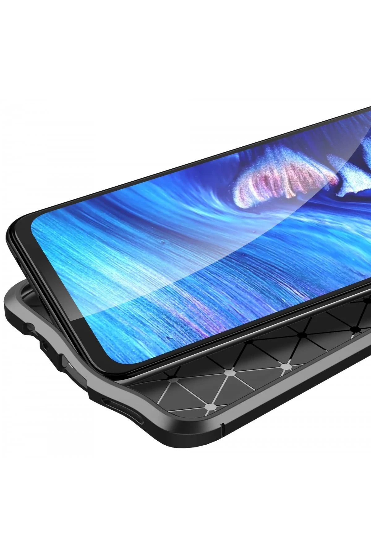 NewFace Xiaomi Redmi Note 10 Kılıf Auto Focus Kapak - Kırmızı BSTMY