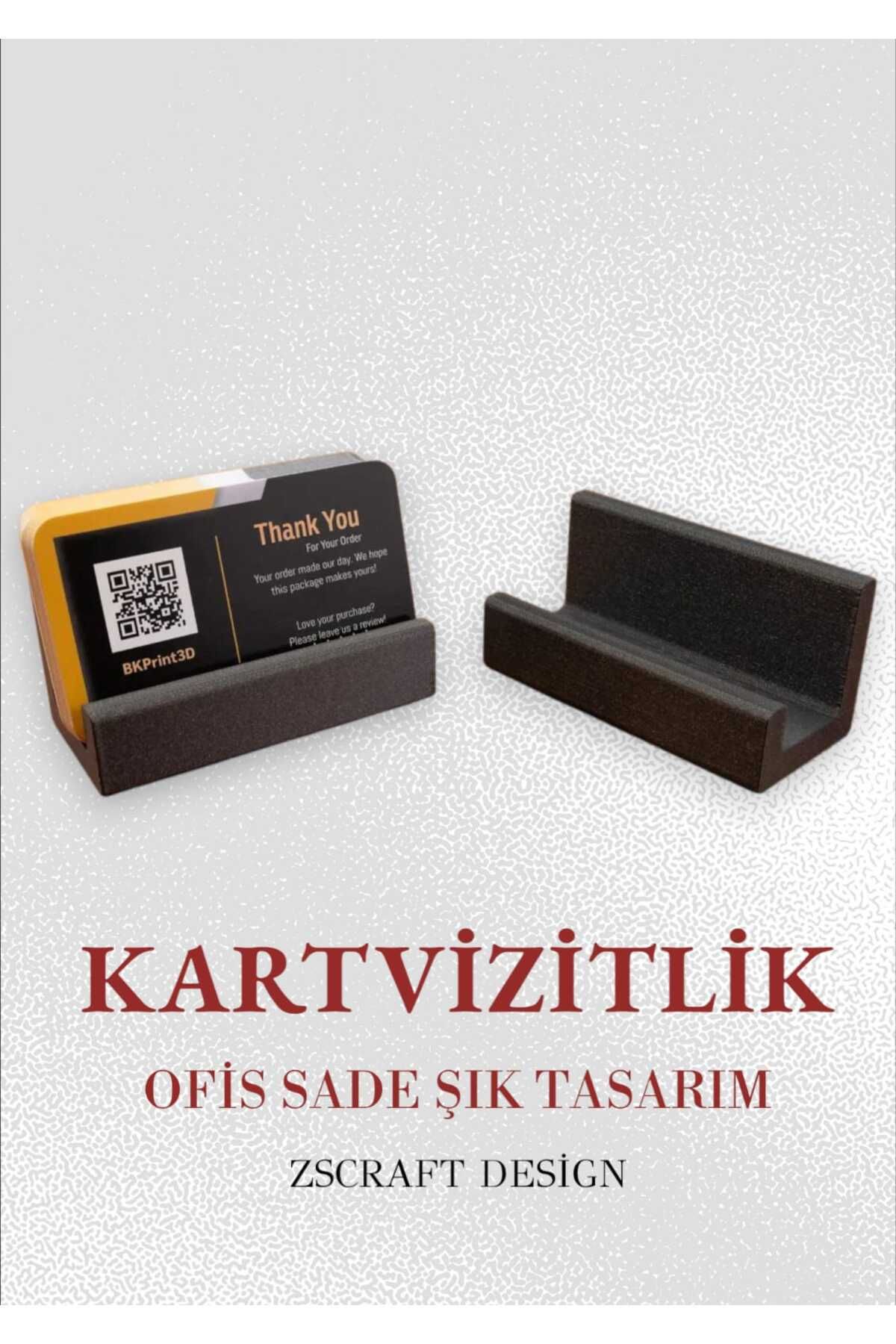 zscraft Kartvizitlik Masa Üstü Ofis Sade Şık Tasarım