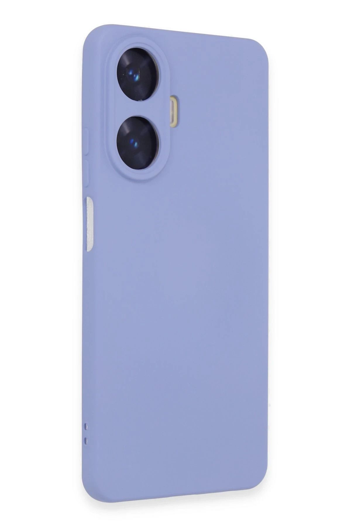 NewFace Realme C55 Uyumlu Kılıf Nano içi Kadife Silikon - Lila NRMSA