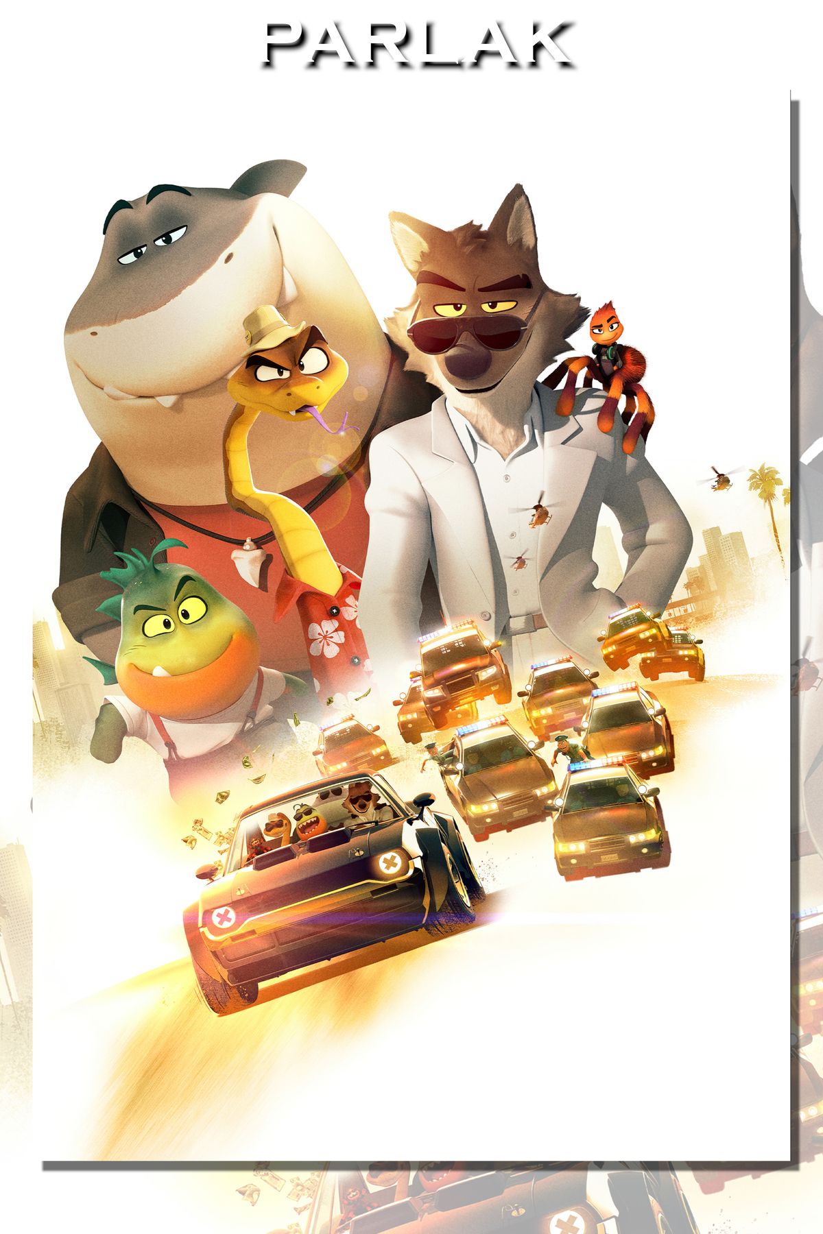 CALLWOOD The Bad Guys Çerçevesiz Animasyon Tablo,Poster - Duvar Kağıdı Yüksek Kaliteli Baskı
