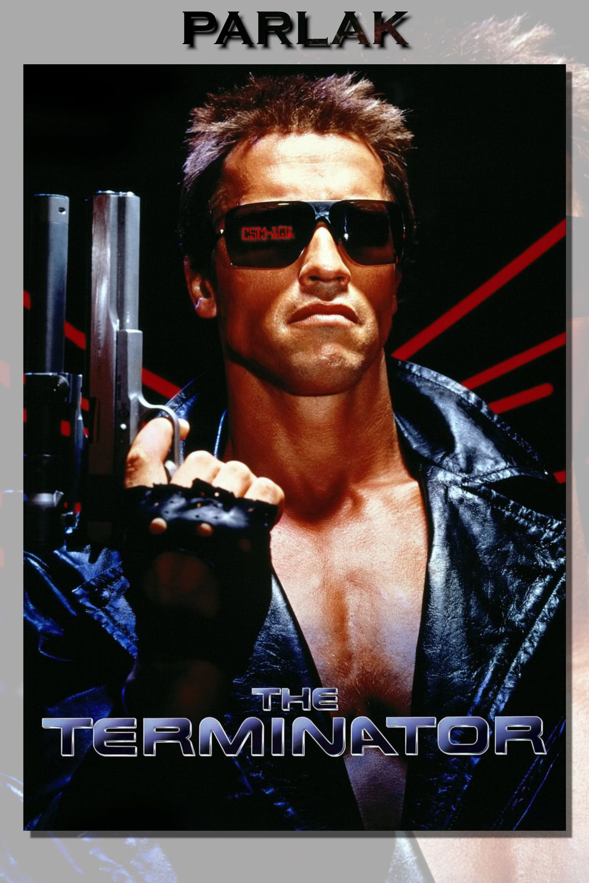CALLWOOD Terminator Çerçevesiz Film Tablo,Poster - Duvar Kağıdı Yüksek Kaliteli Baskı