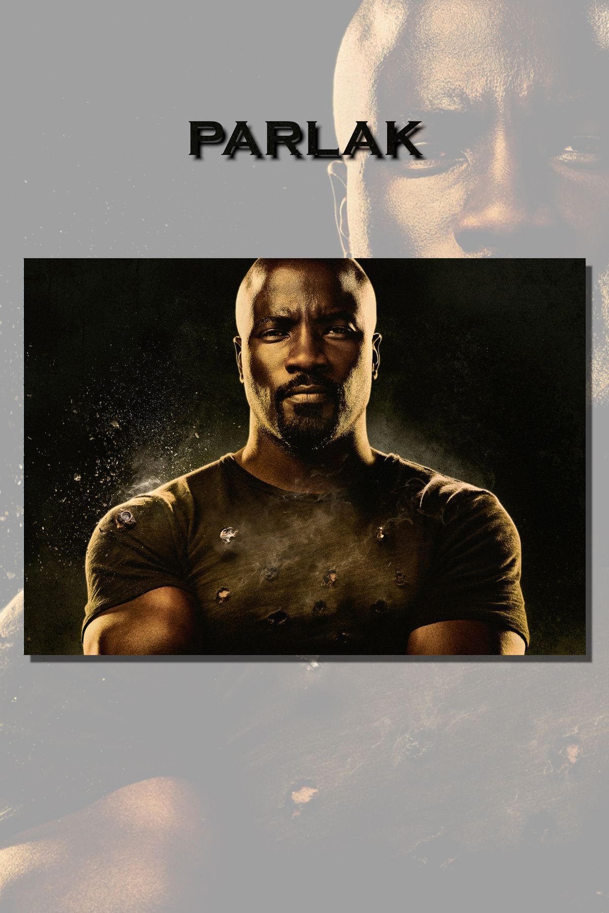 CALLWOOD Luke Cage Çerçevesiz DiziTablo,Poster - Duvar Kağıdı Yüksek Kaliteli Baskı