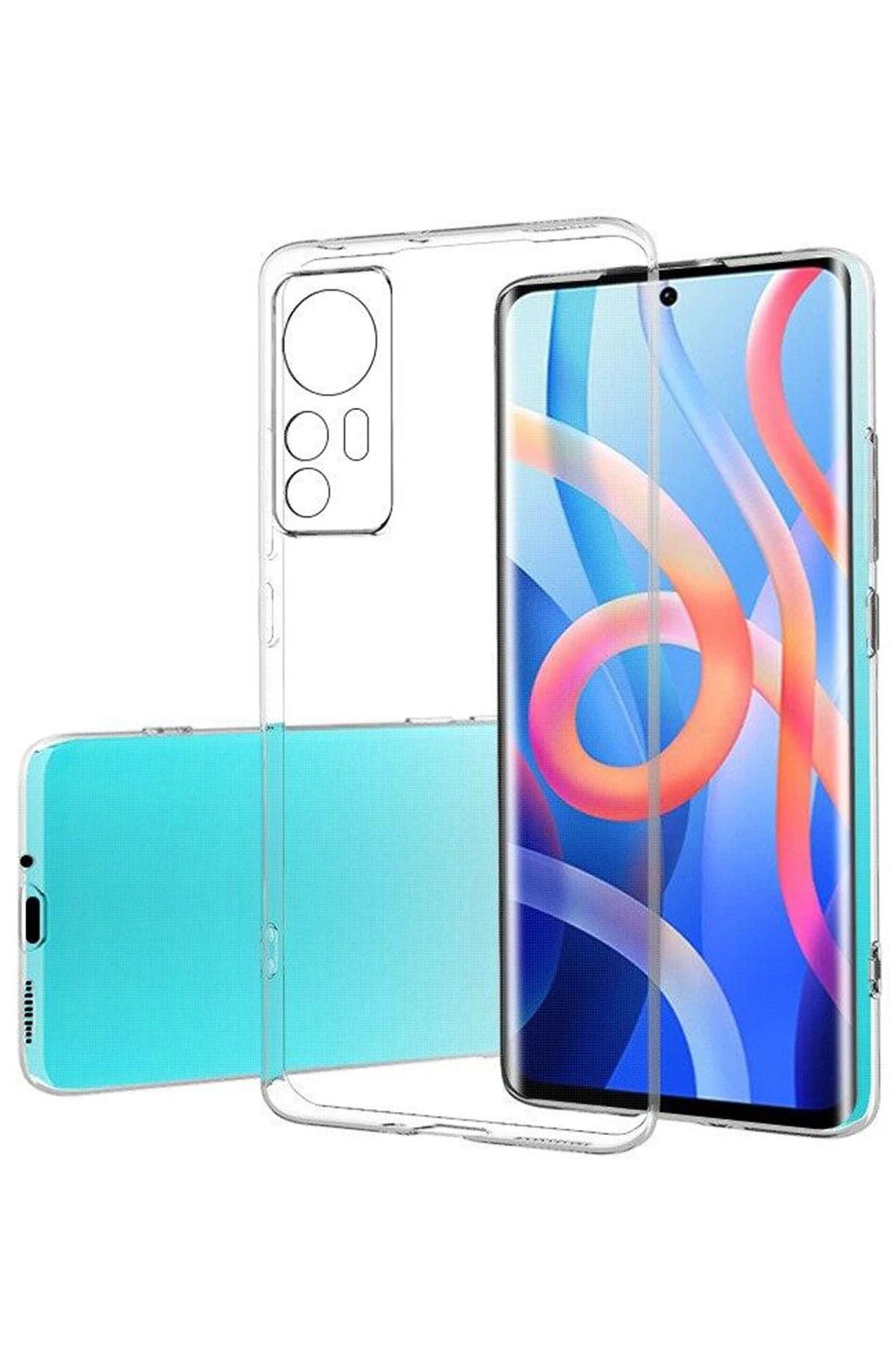 NewFace Xiaomi Mi 12 Kılıf Lüx Şeffaf Silikon BSTMY