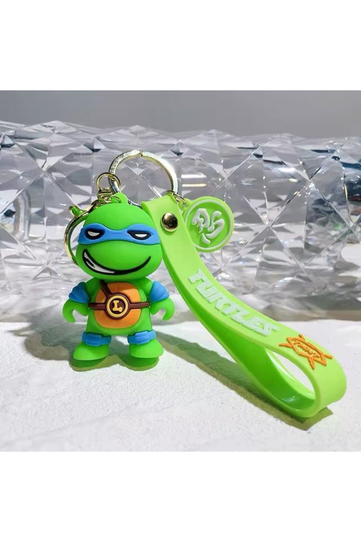 İD ACCESSORİES Ninja Kamplumbağ Anahtarlık (Büyük boy)