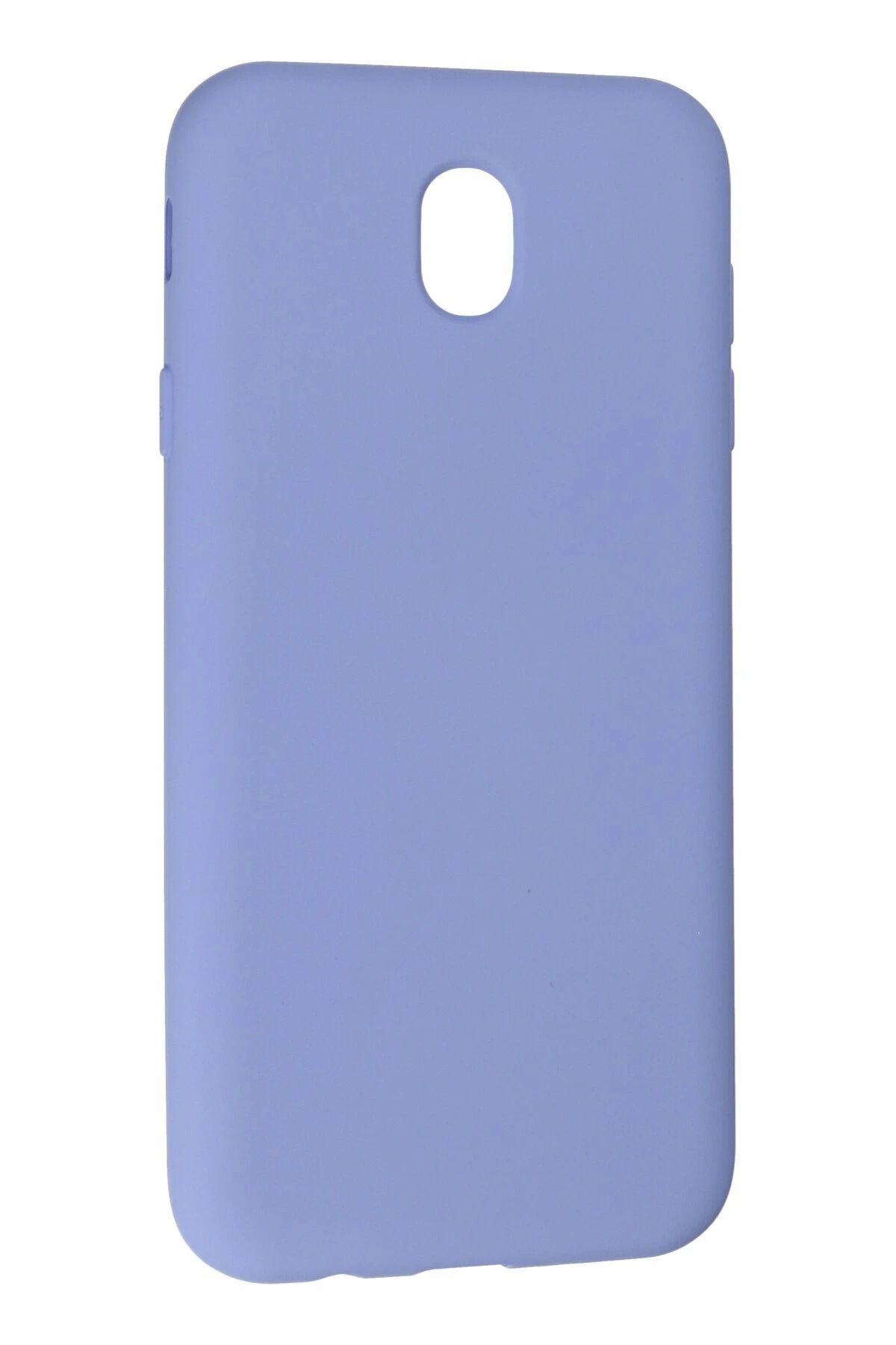 NewFace Galaxy J7 Pro / J730 uyumlu Kılıf Nano içi Kadife Silikon - Lila BSTMY