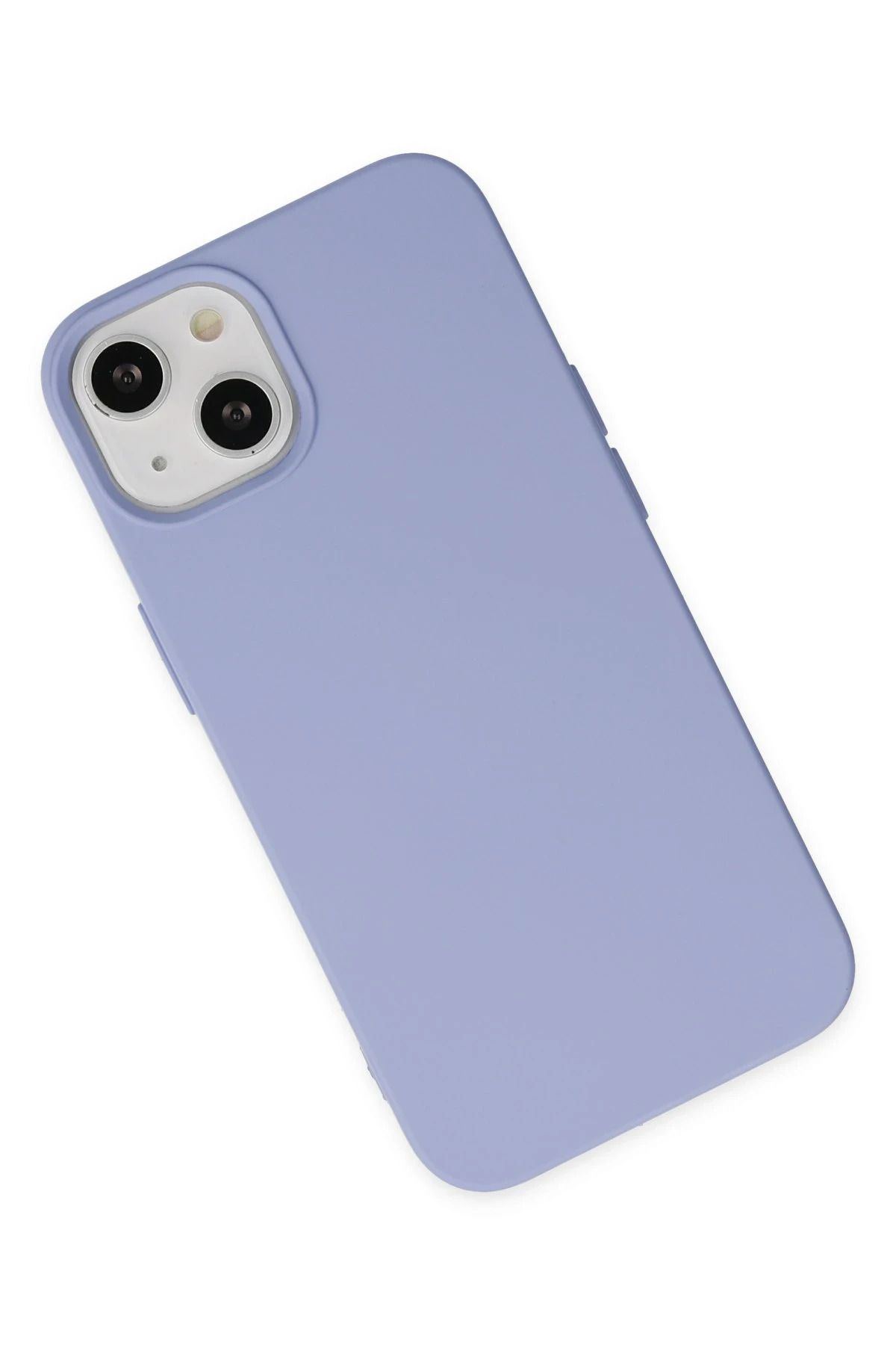NewFace iPhone 14 Plus Uyumlu Kılıf Nano içi Kadife Silikon - Lila