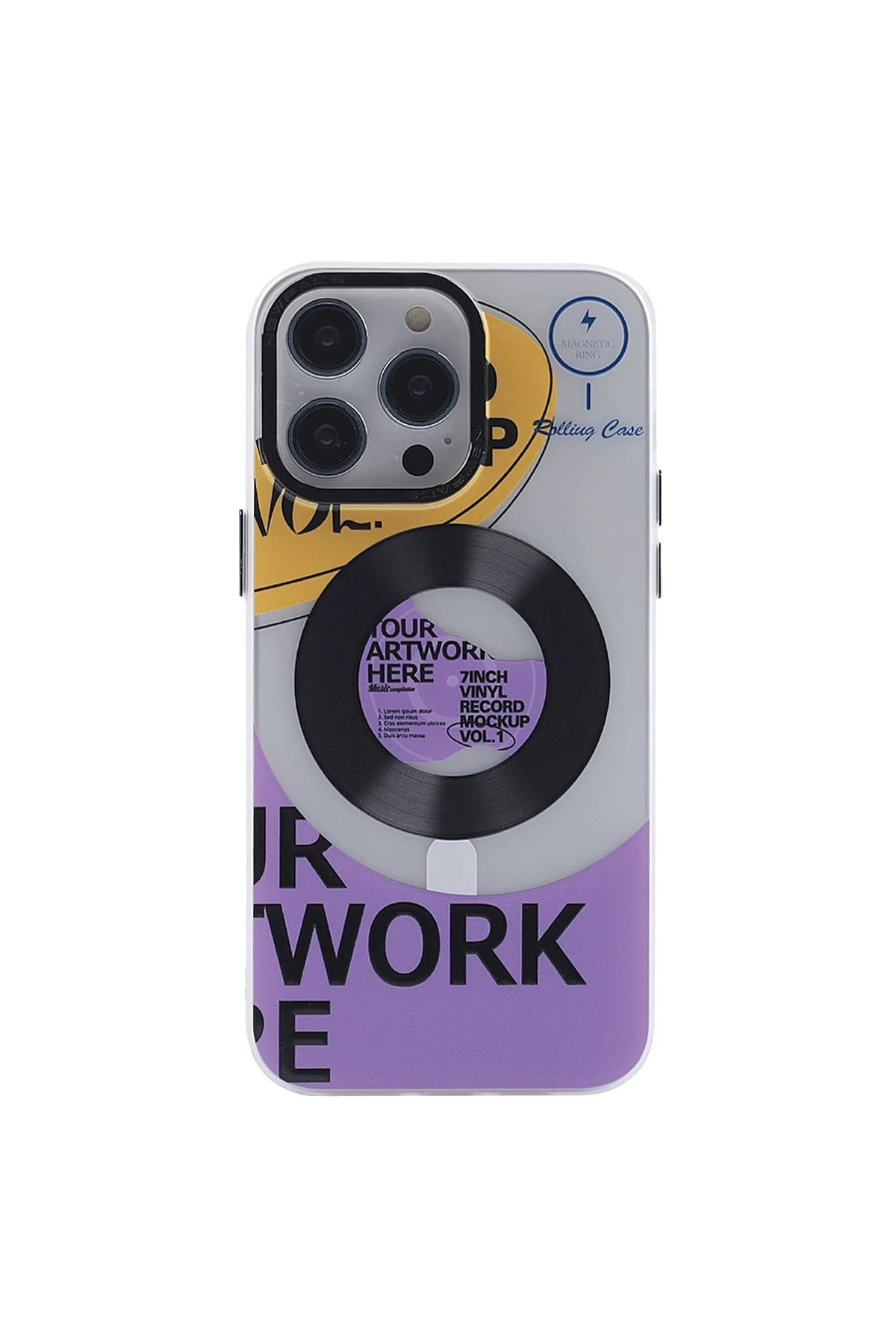 NewFace iPhone 14 Pro Kılıf Apollo Magneticsafe Desenli Kapak - Apollo Şeffaf - 6 BSTMY