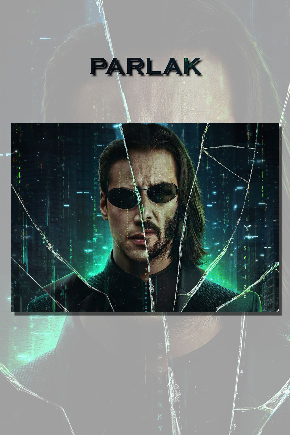 CALLWOOD The Matrix Çerçevesiz Film Tablo,Poster - Duvar Kağıdı Yüksek Kaliteli Baskı