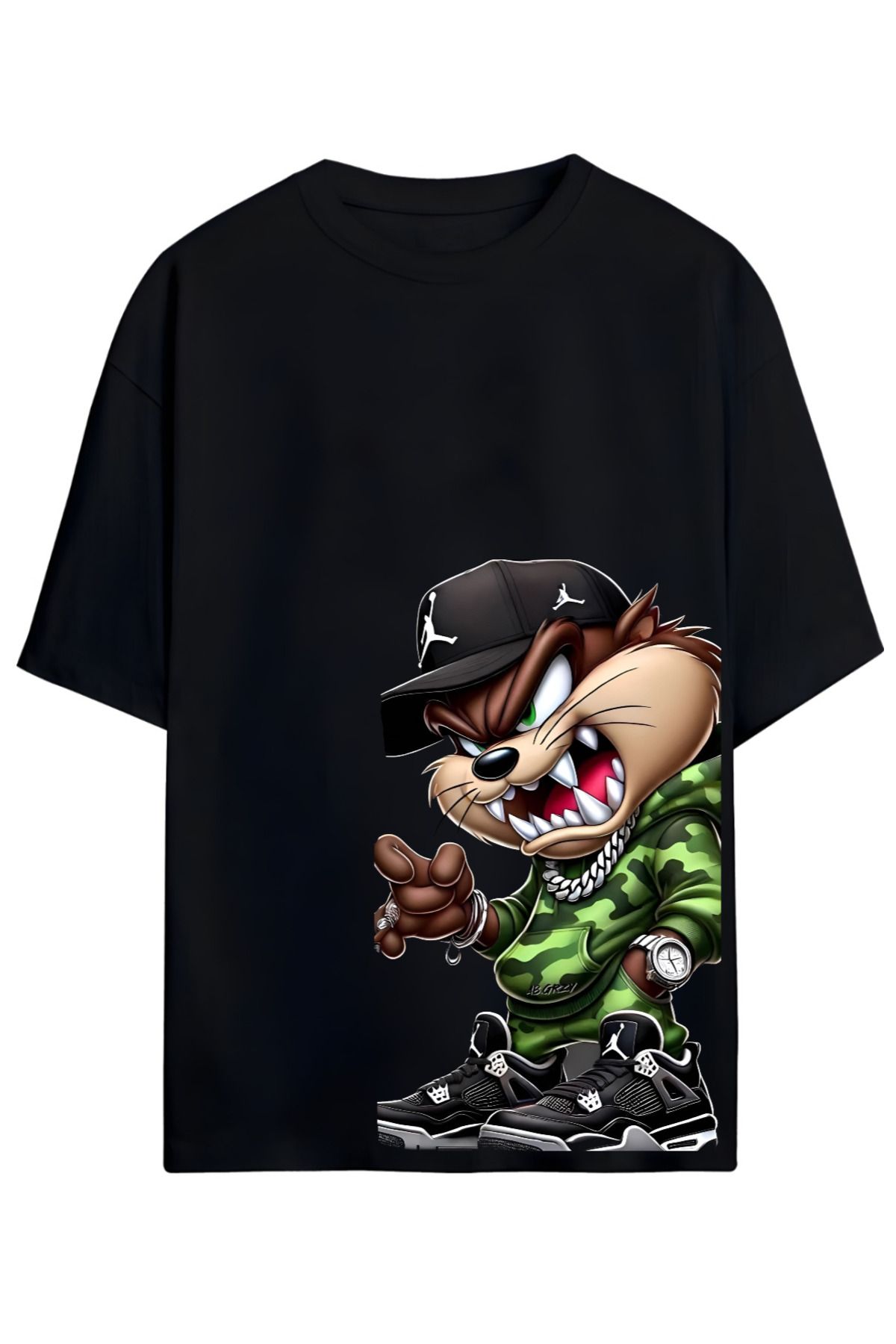 MAGORS TAZ THE TASMANIAN DEVIL UNISEX PAMUKLU TSHIRT
