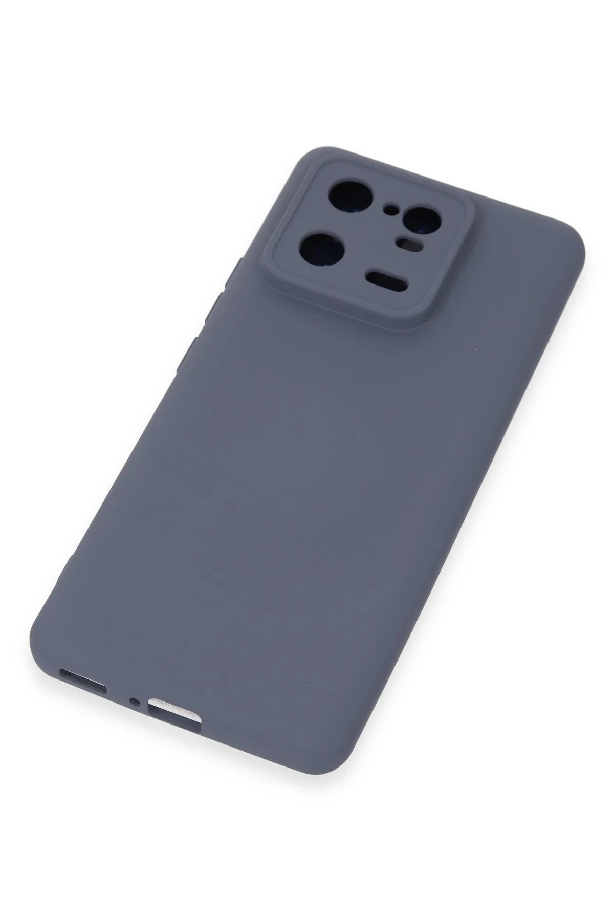NewFace Xiaomi Mi 13 Pro Kılıf Nano içi Kadife Silikon - Gri WLZOR