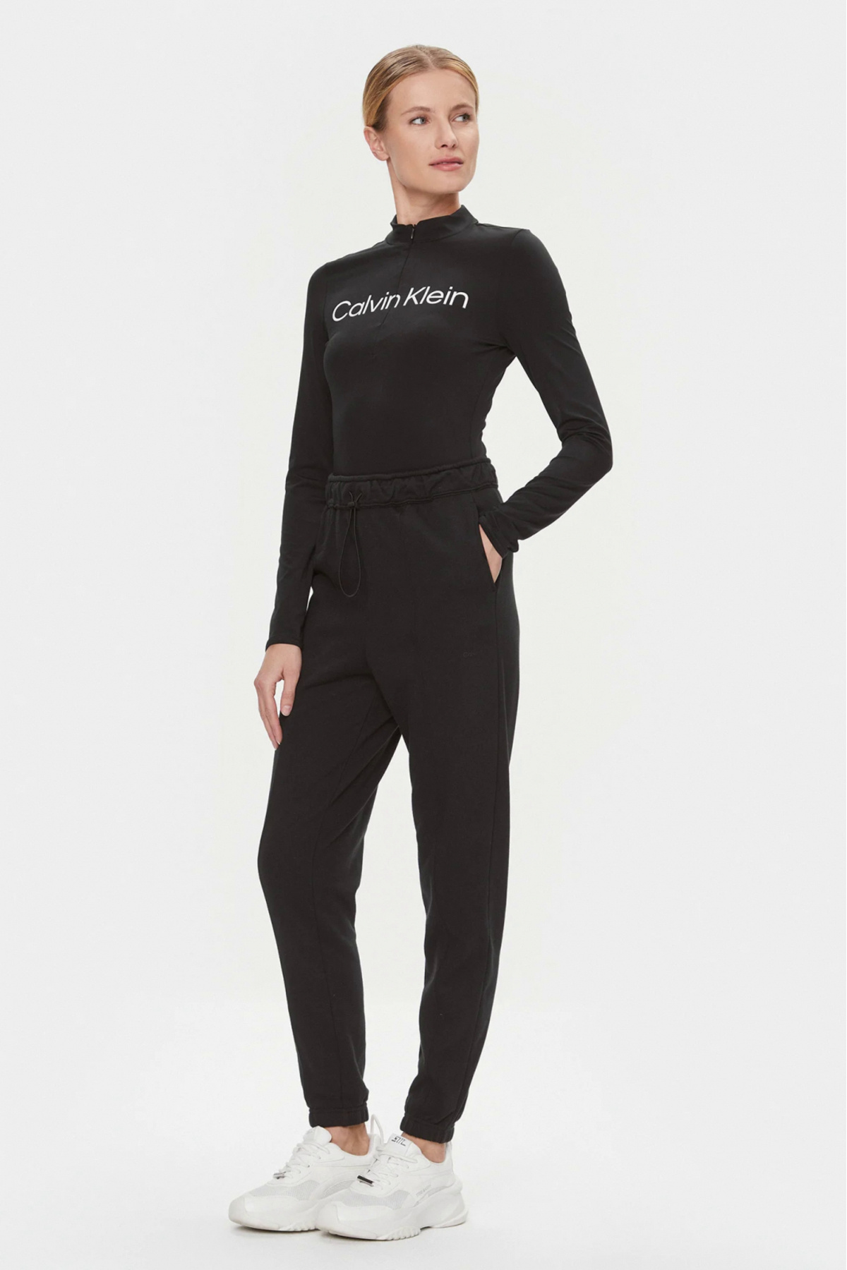 Calvin Klein-Pantaloni trening dama CK 00GWS3P605 Negru S INTL 3