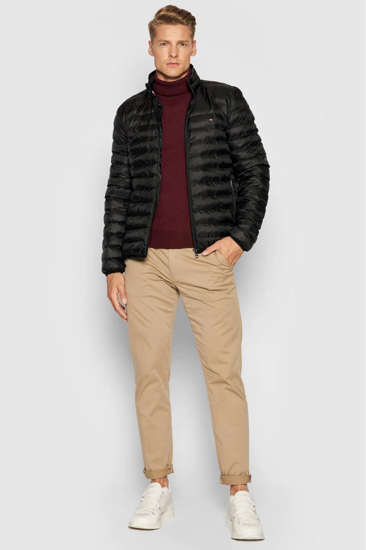 Tommy Hilfiger-Geaca Tommy Hilfiger din puf Core Circular MW0MW18763 Negru XL INTL 3