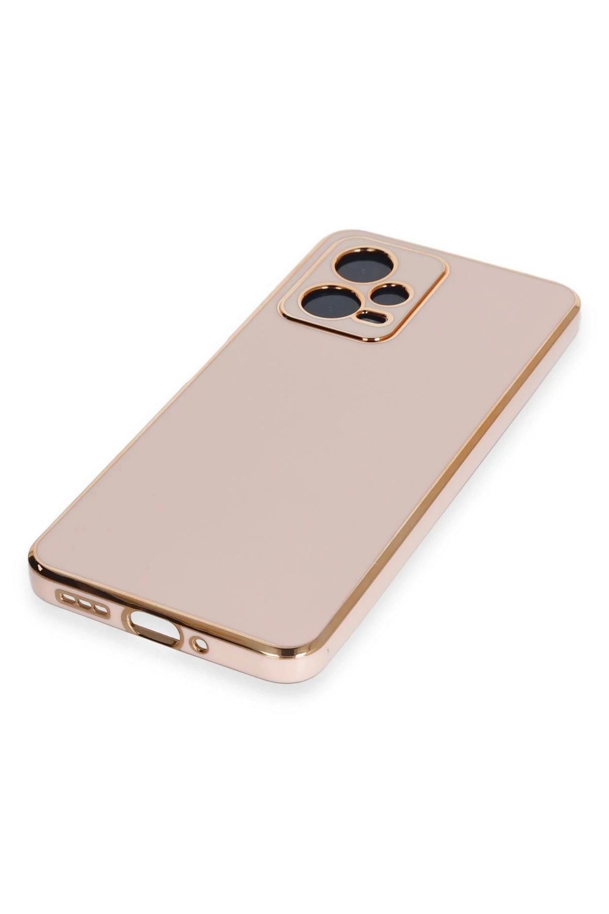 NewFace Xiaomi Poco X5 5G Kılıf Volet Silikon - Pembe DPMAH