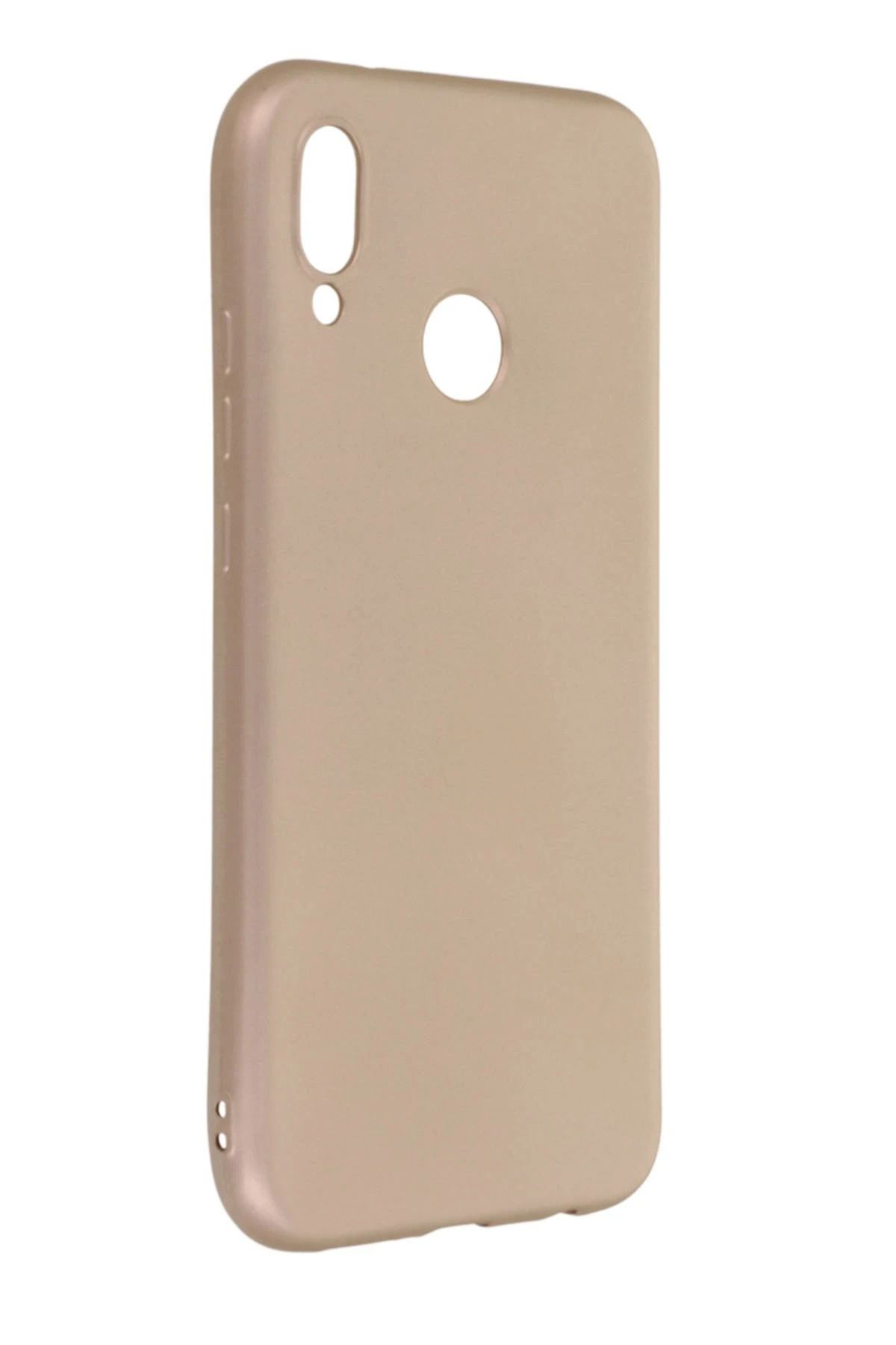 NewFace Huawei P20 Lite Kılıf First Silikon - Gold WLZOR