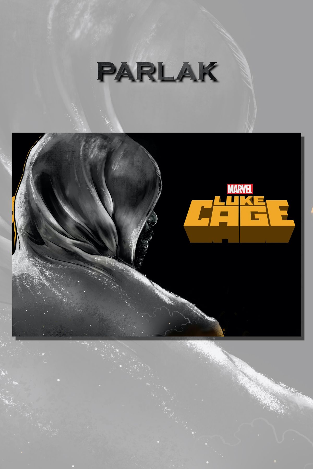 CALLWOOD Luke Cage Çerçevesiz DiziTablo,Poster - Duvar Kağıdı Yüksek Kaliteli Baskı