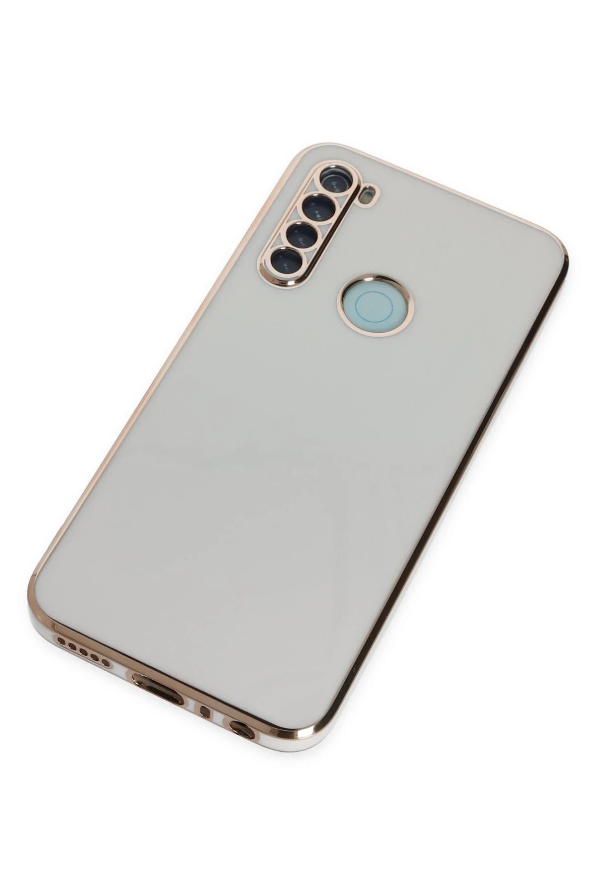 NewFace Xiaomi Redmi Note 8 Kılıf Volet Silikon - Beyaz SVLRS
