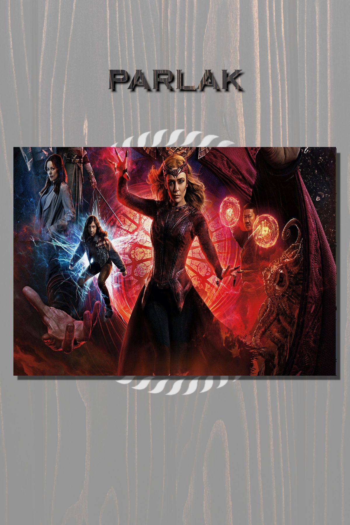 CALLWOOD Scarlet Witch Çerçevesiz FilmTablo,Poster - Duvar Kağıdı Yüksek Kaliteli Baskı