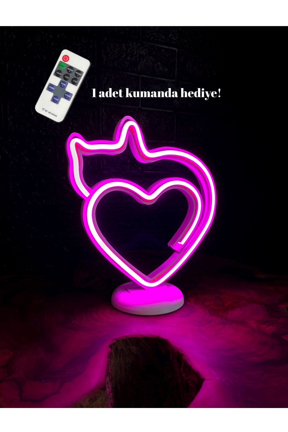 ORKA Cat Lover Neon Masa ve Gece Lambası
