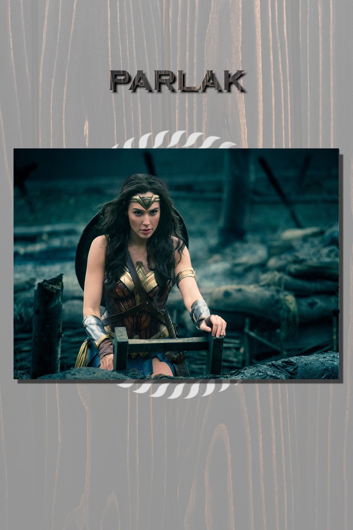 CALLWOOD Wonder Woman Çerçevesiz FilmTablo,Poster - Duvar Kağıdı Yüksek Kaliteli Baskı