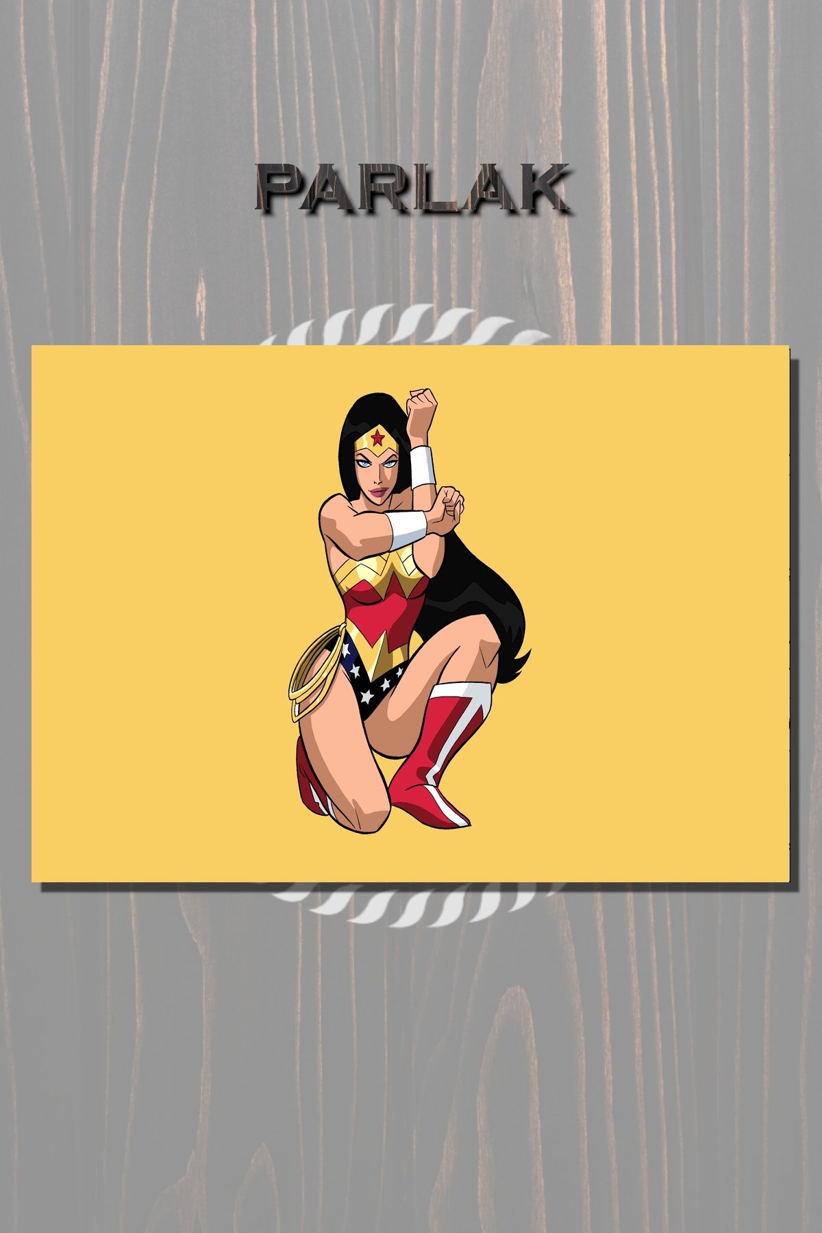 CALLWOOD Wonder Woman Çerçevesiz FilmTablo,Poster - Duvar Kağıdı Yüksek Kaliteli Baskı