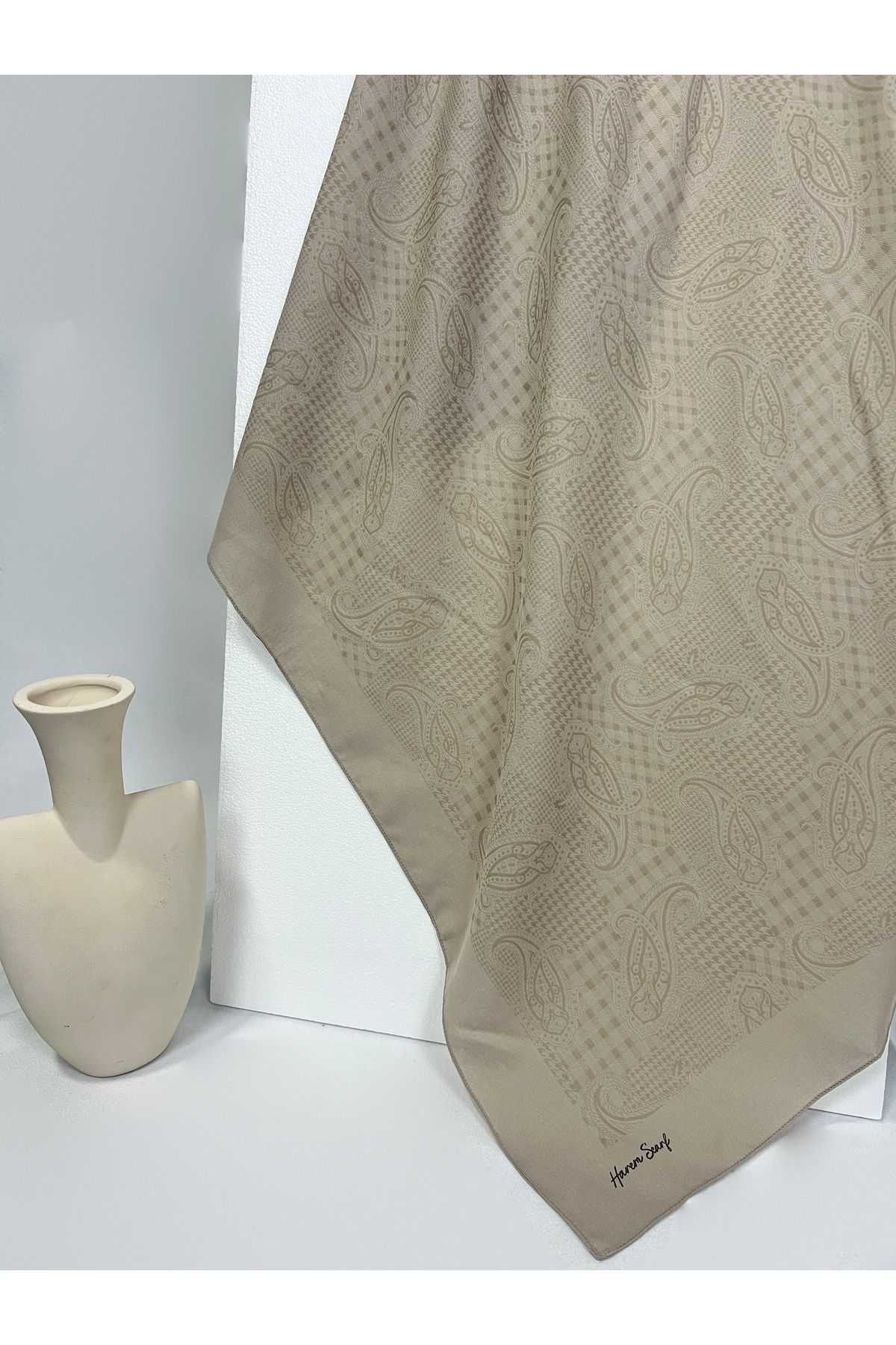 HAREM SCARF LORA GOLD EŞARP