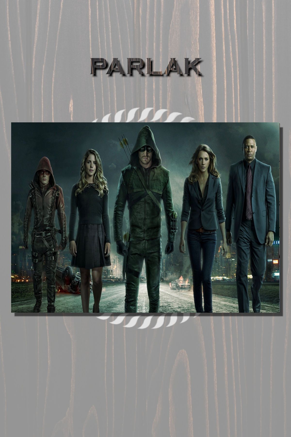 CALLWOOD Arrow Çerçevesiz DiziTablo,Poster - Duvar Kağıdı Yüksek Kaliteli Baskı