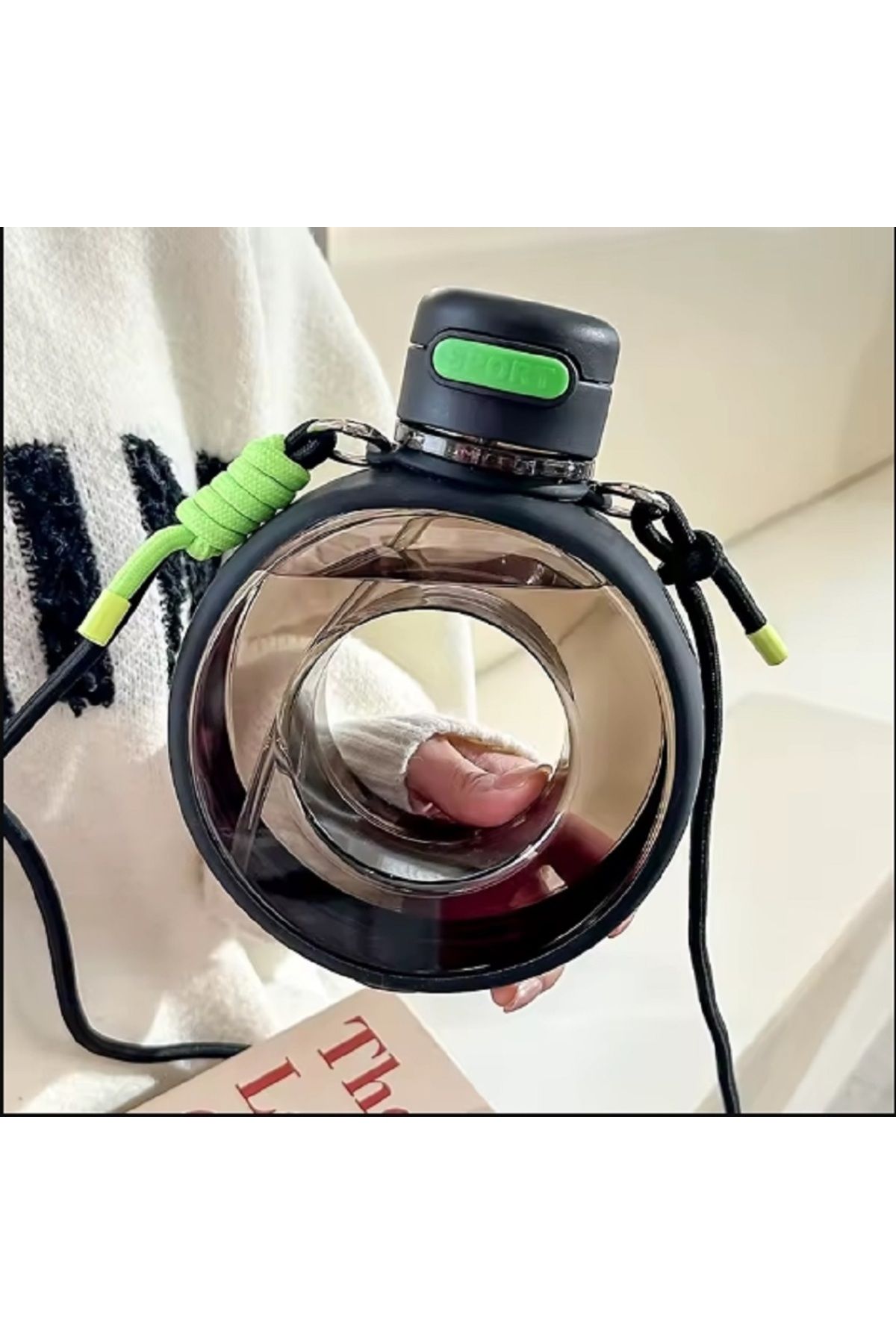 hediyeconcepti 750ml Büyük Kapasiteli Taşınabilir Kamp Spor Matarası