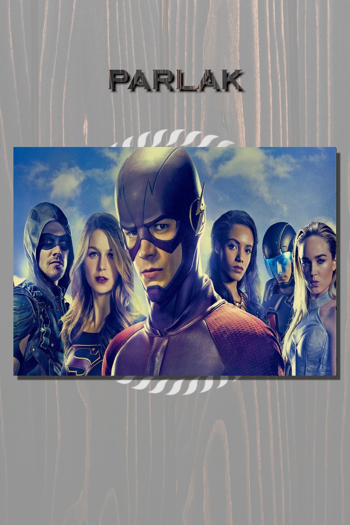 CALLWOOD The Flash Çerçevesiz Dizi Tablo,Poster - Duvar Kağıdı Yüksek Kaliteli Baskı