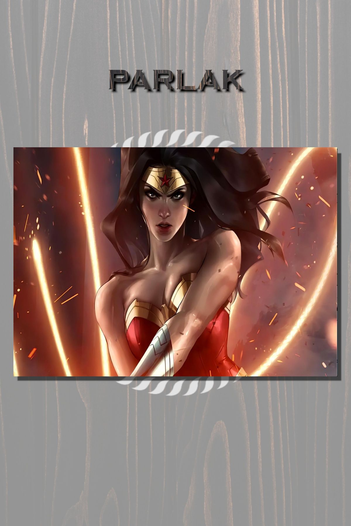 CALLWOOD Wonder Woman Çerçevesiz FilmTablo,Poster - Duvar Kağıdı Yüksek Kaliteli Baskı