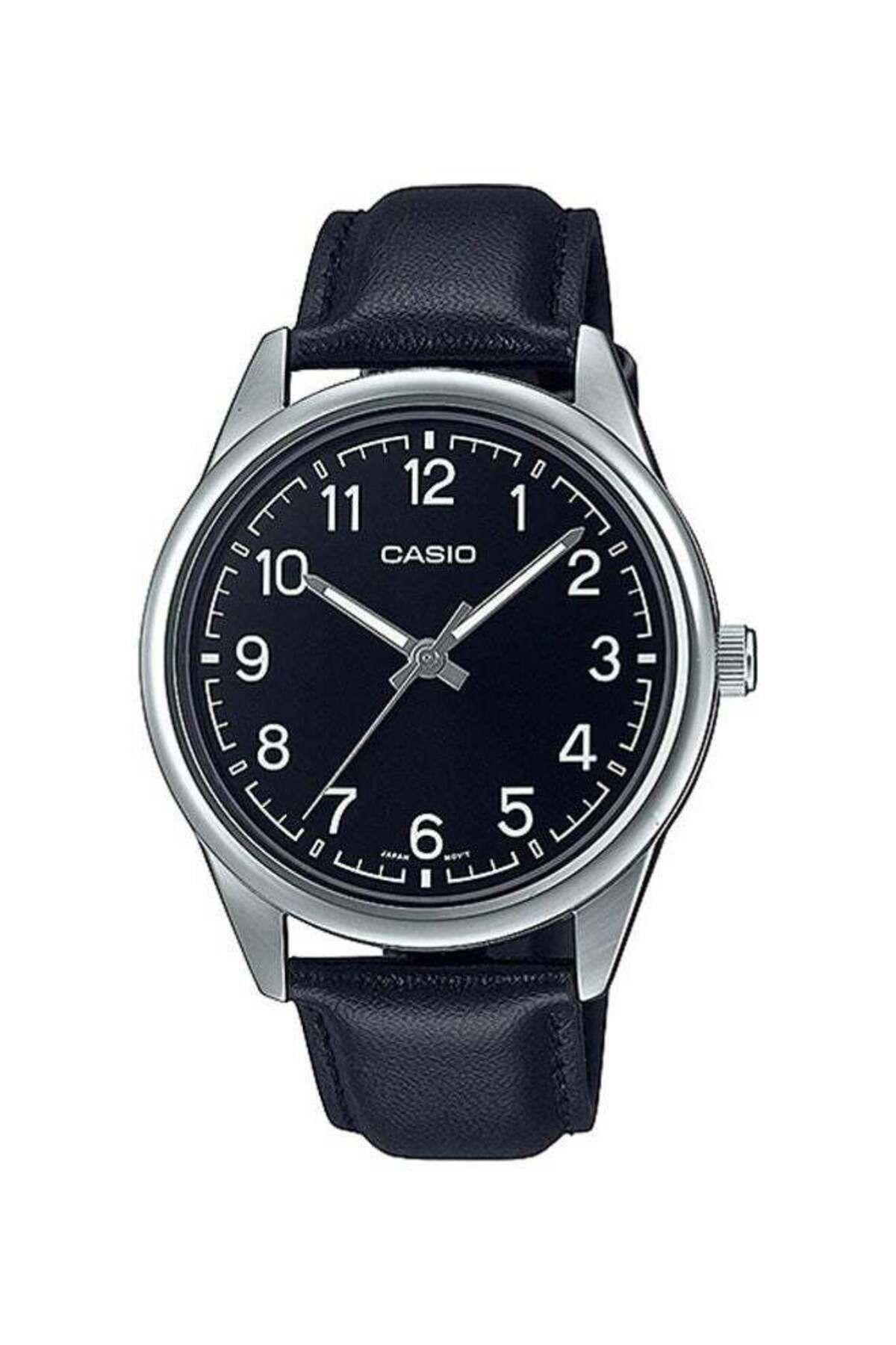 Casio-Casio Analog Leather Watch for Men MTP-V005L-1B4UDF 1