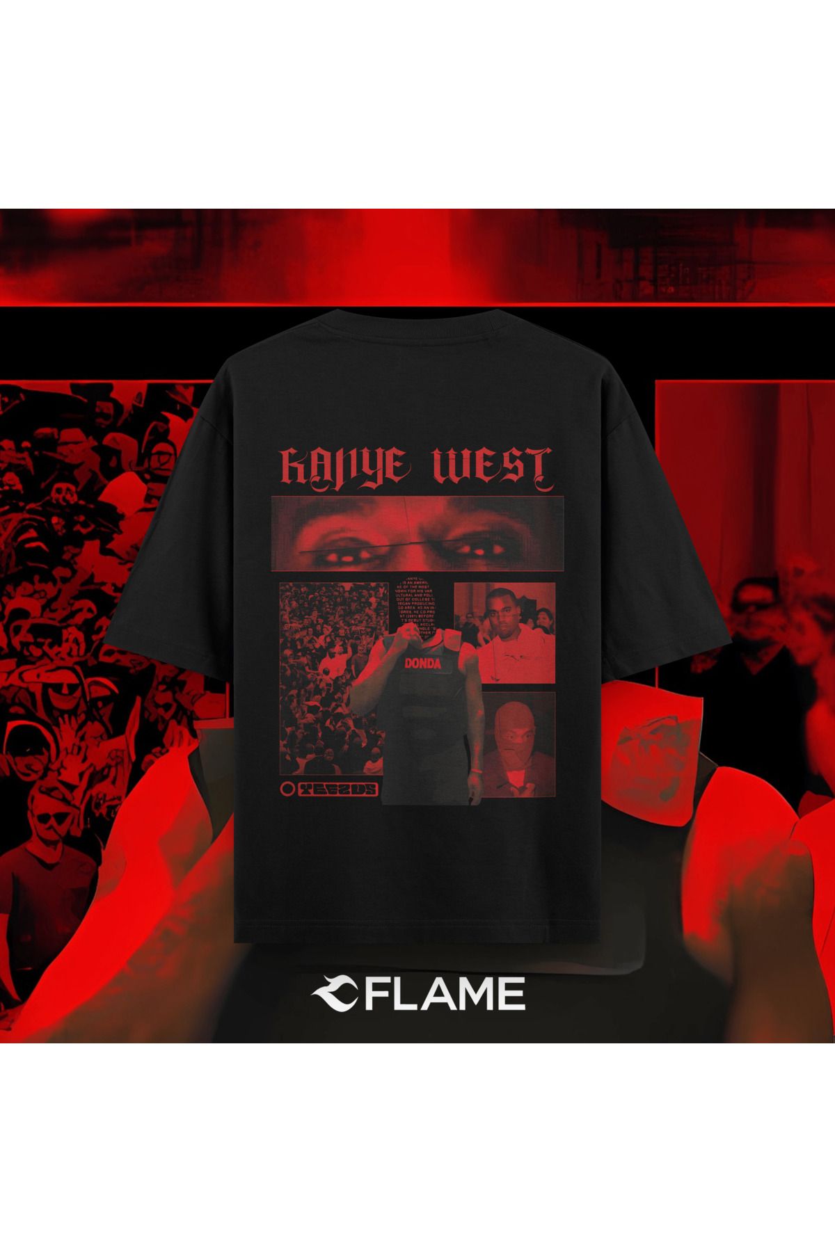 Flame Wear Kanye West Donda T-Shirt Unisex