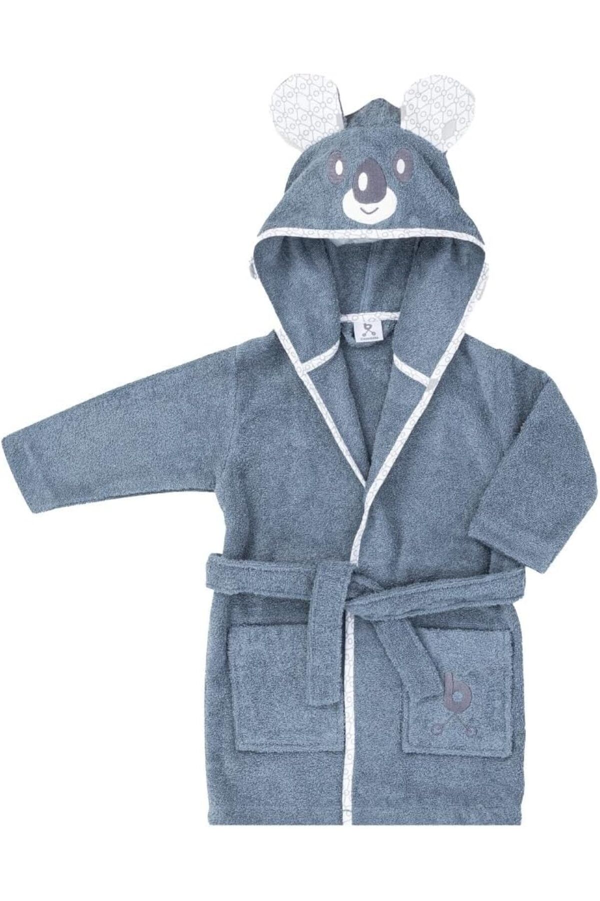 KDROĞLU KDROGLU Hero Kahraman Kapüşonlu Havlu Bebek Çocuk Bornozu Koala New Desing 1109836