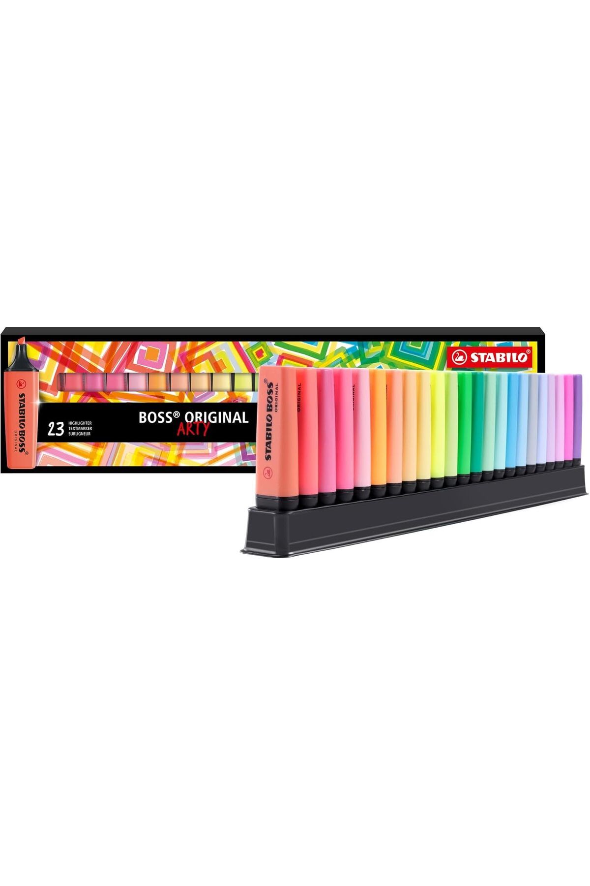 STOREMAX cmllashop ARTY - Fosforlu Kalem - 23'lü Masa Seti - Çeşitli Renkler 542093
